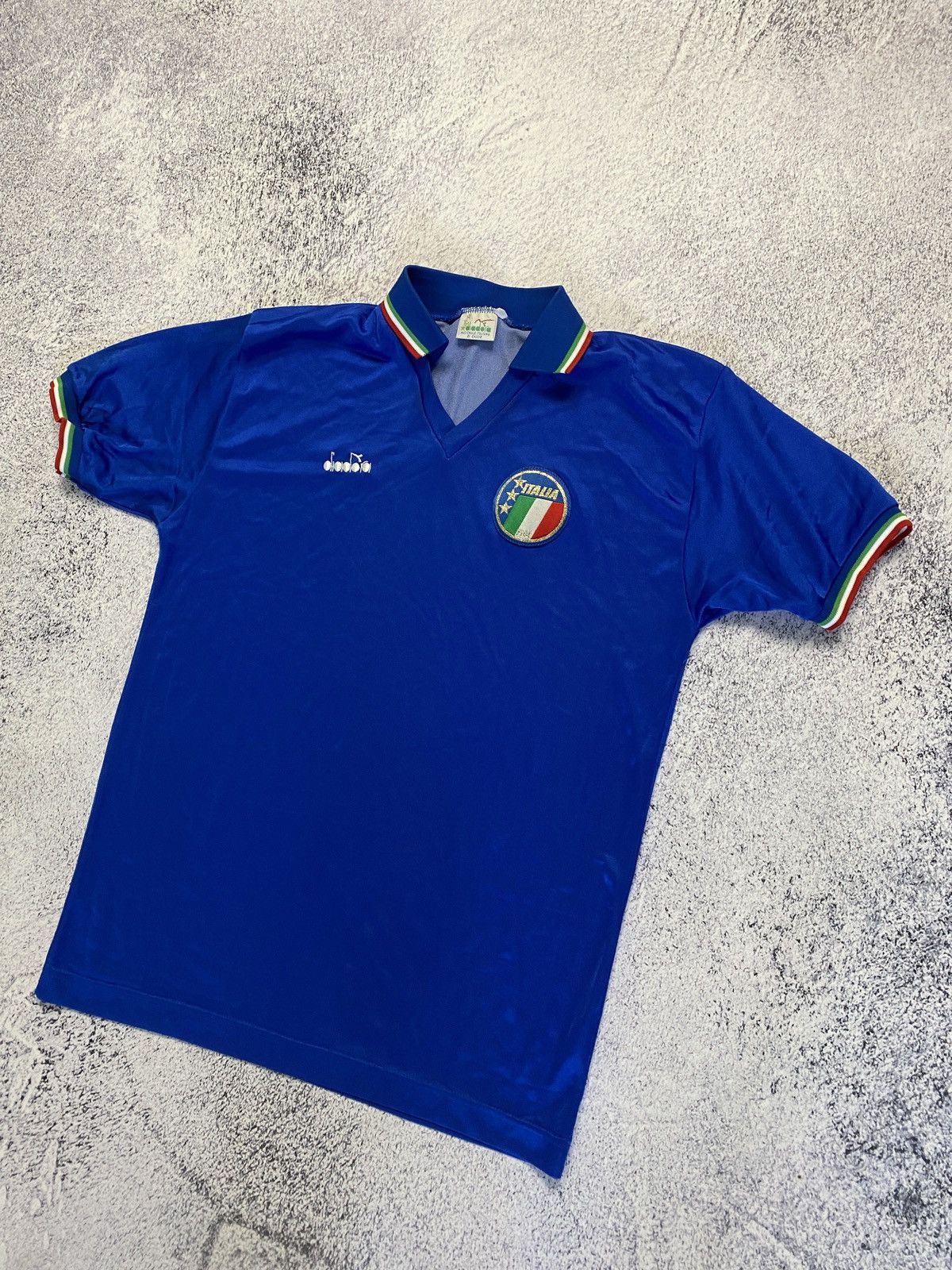 Diadora × Vintage Vintage Diadora Italia 1986 1990 Home Soccer Jersey Size US S / EU 44-46 / 1 - 2 Thumbnail