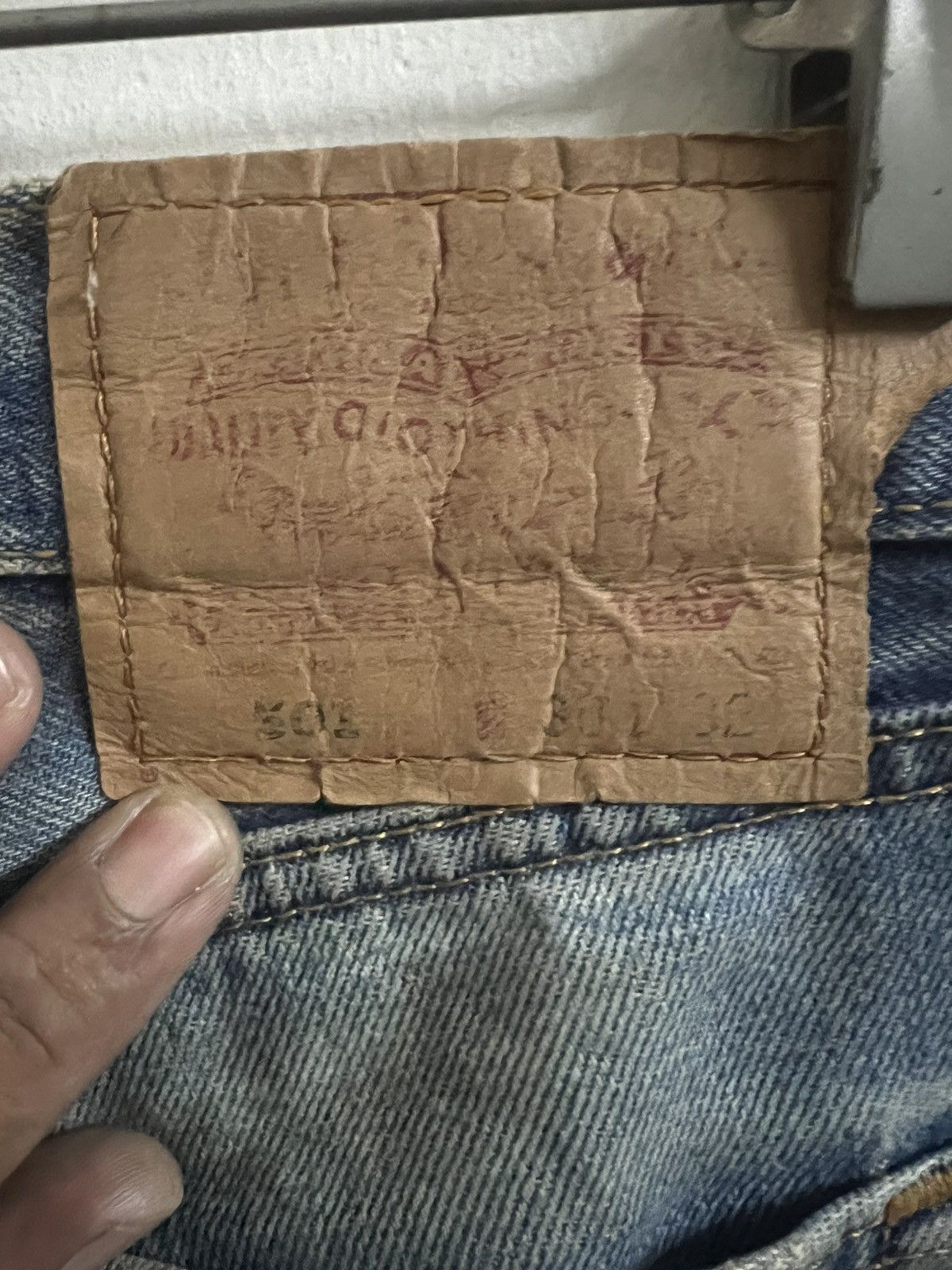 Japanese Brand × Levi's Vintage Clothing KURT COBAIN‼️THRASHED VINTAGE 501 DISTRESSED DENIM PANT Size US 32 / EU 48 - 9 Thumbnail