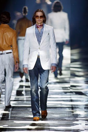 Gucci Gucci X Tom Ford SS 2004 Silk Gingham Western Cowboy Shirt Size US M / EU 48-50 / 2 - 2 Thumbnail