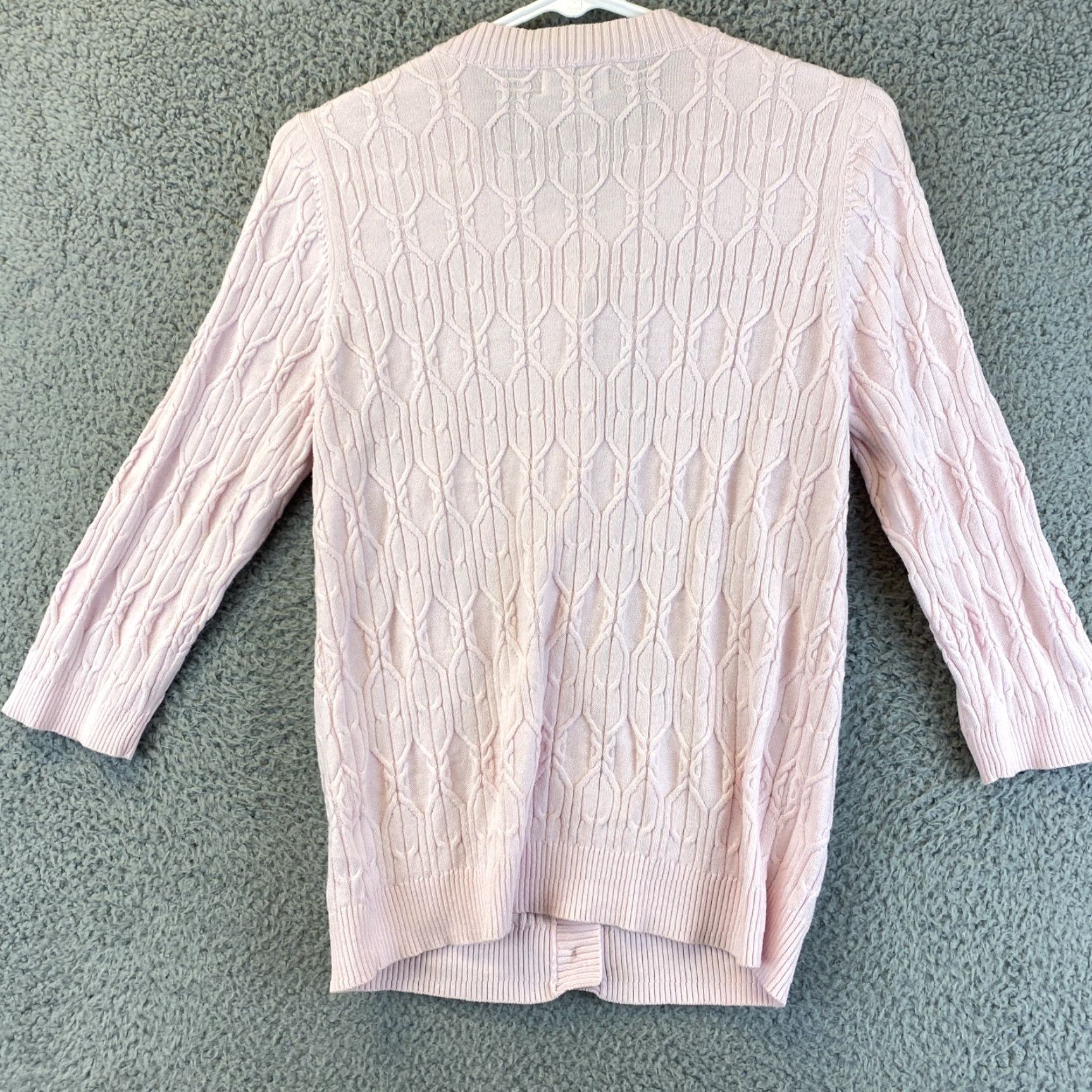 Croft & Barrow Croft & Barrow Women Button-Up Pullover Sweater Pink M Regular Top Shirt Girls Mens? Size M / US 6-8 / IT 42-44 - 7 Thumbnail