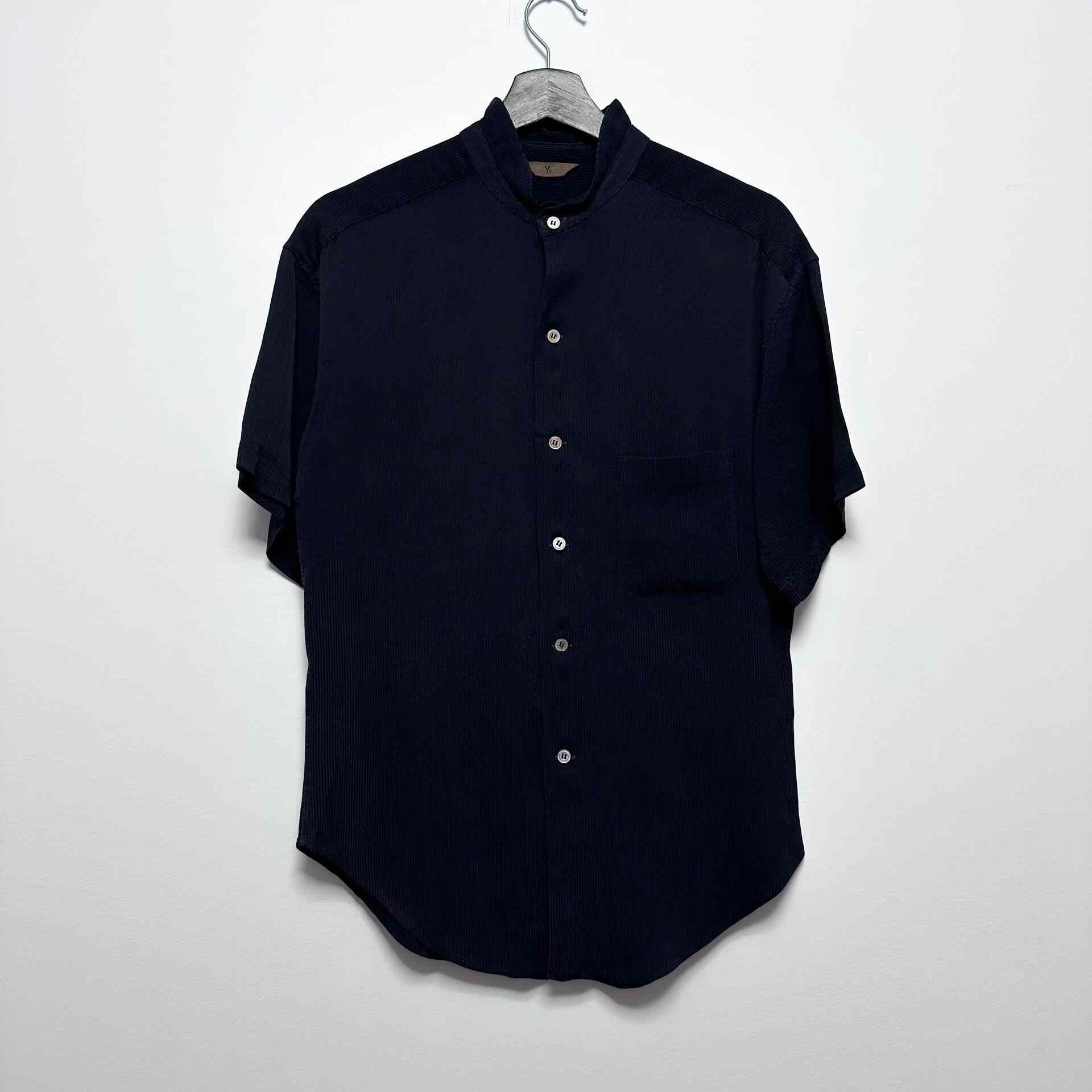 Yohji Yamamoto Yohji Yamamoto 1980s Striped Short-Sleeve Shirt Size US M / EU 48-50 / 2 - 1 Thumbnail