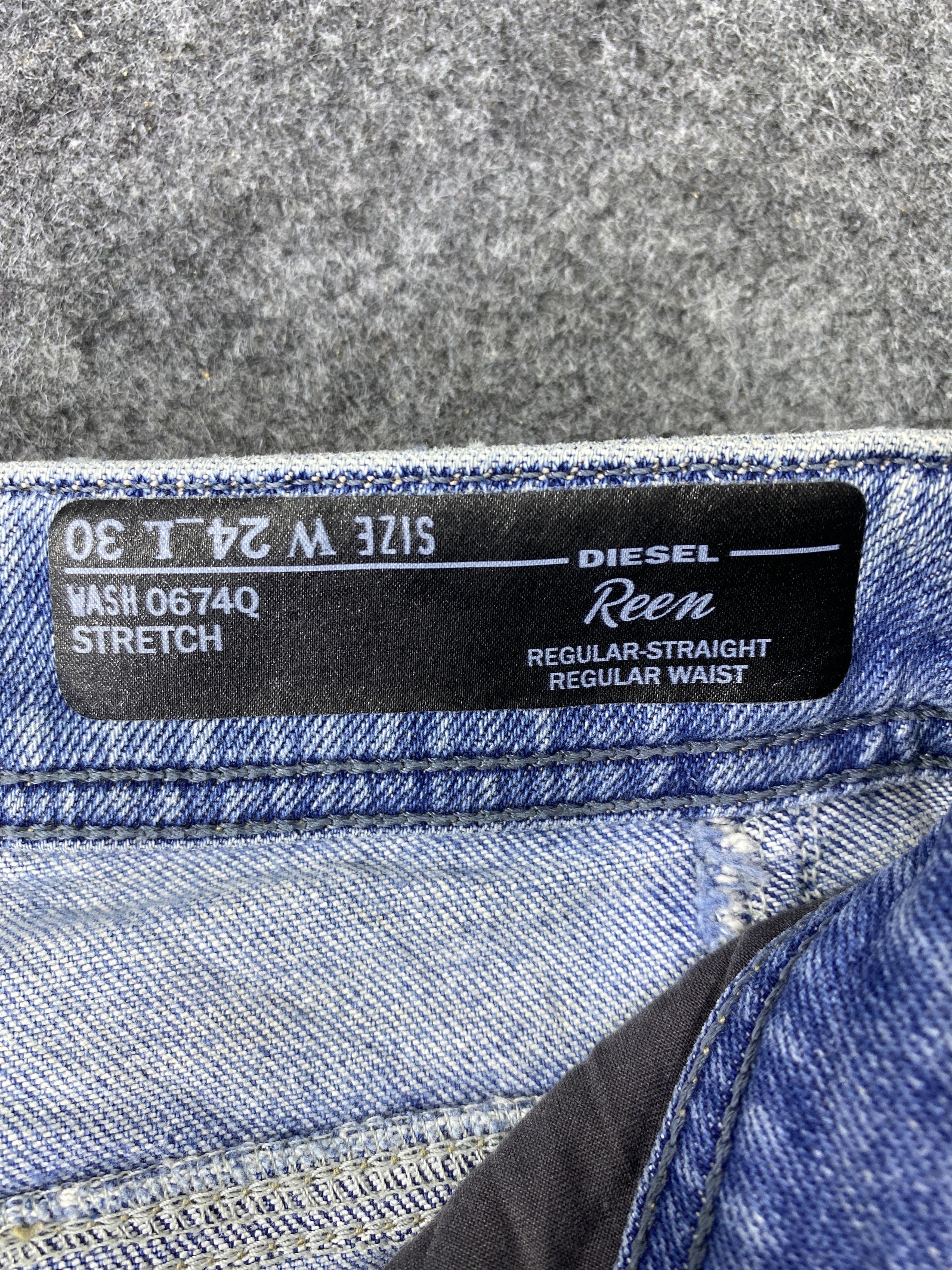 Diesel Diesel Distressed Blue Wash Denim Streetwear - J1111 Size US 28 / EU 44 - 14 Thumbnail