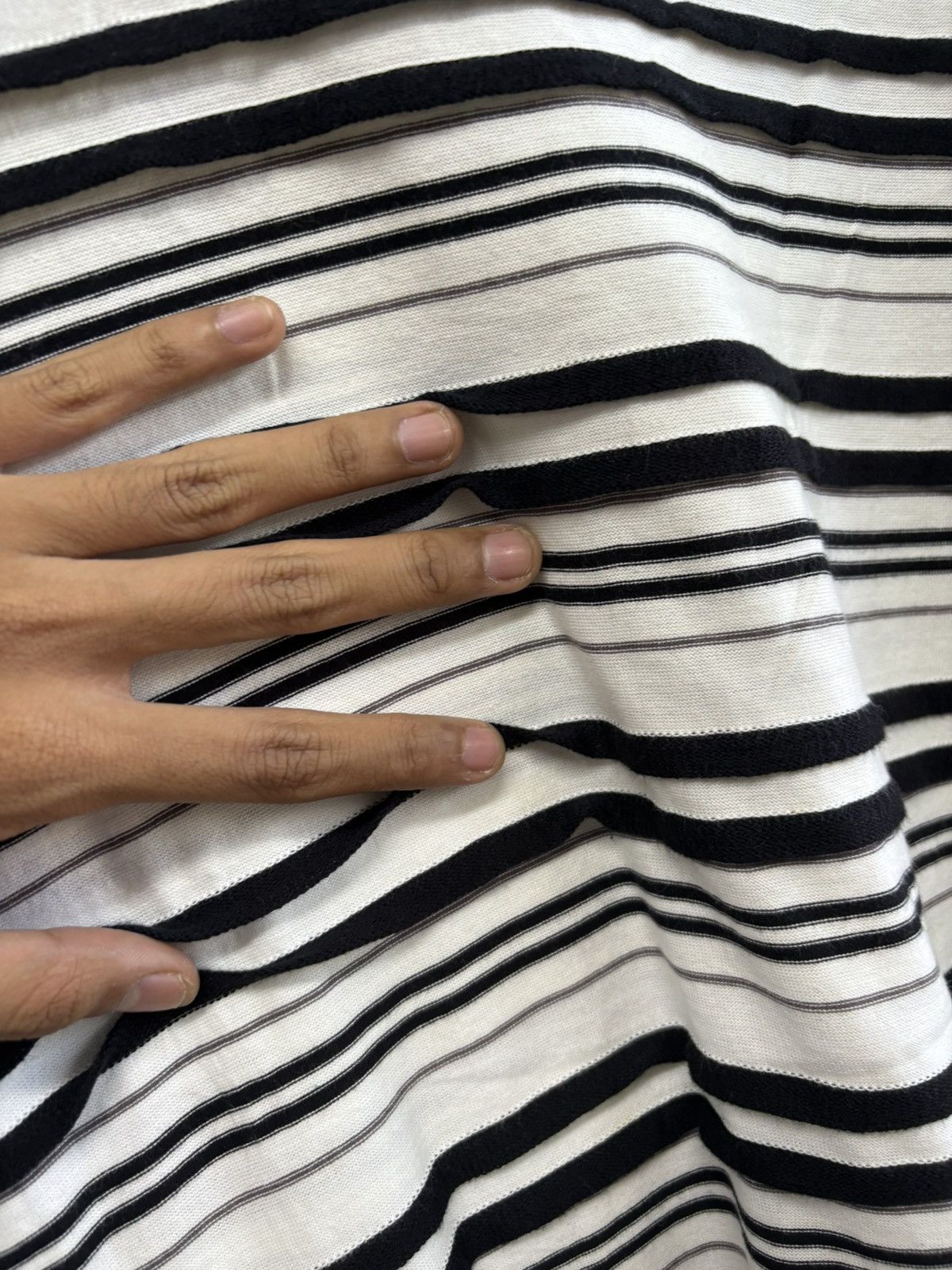 Yohji Yamamoto Yohji x sacsny Stripes tee long sleeve Size US L / EU 52-54 / 3 - 4 Thumbnail