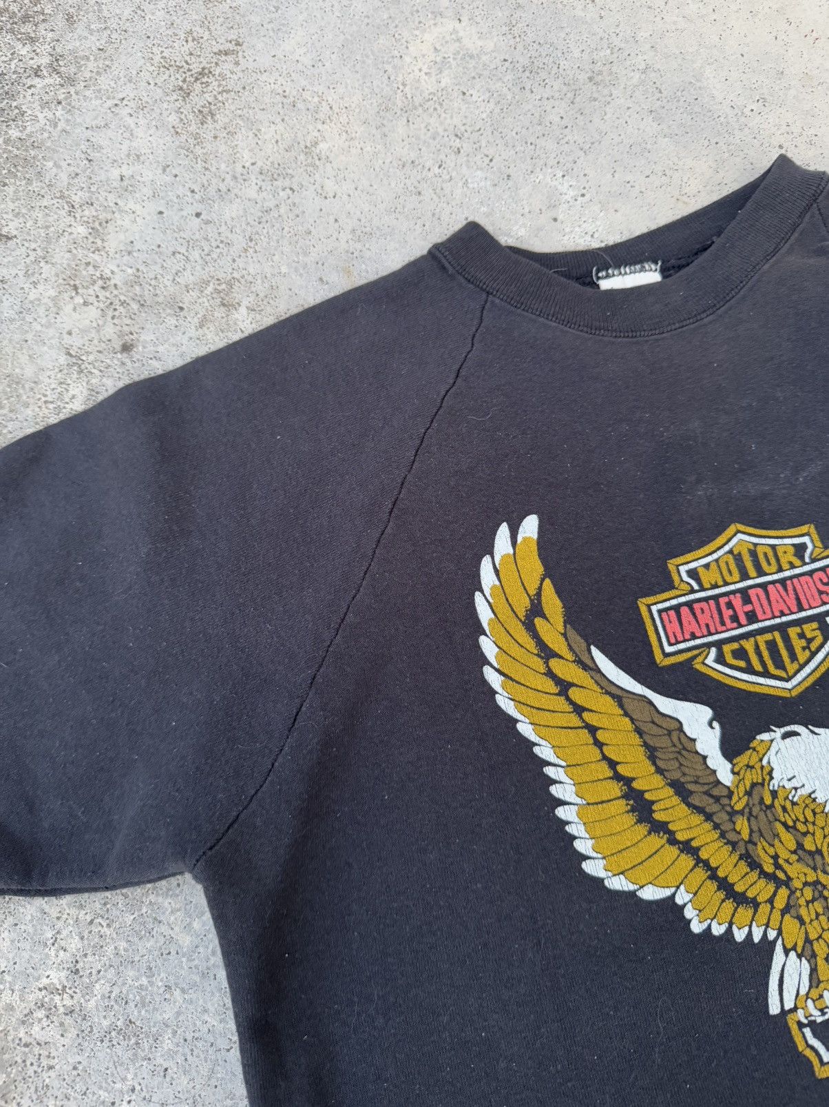 Harley Davidson Vintage 90's Harley Davidson Eagles Sweatshirt Size US L / EU 52-54 / 3 - 3 Thumbnail