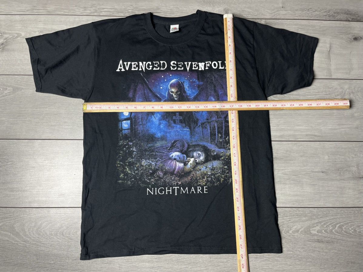 Band Tees Avenged Sevenfold Tshirt nightmare rock tee size Large Size US L / EU 52-54 / 3 - 5 Thumbnail