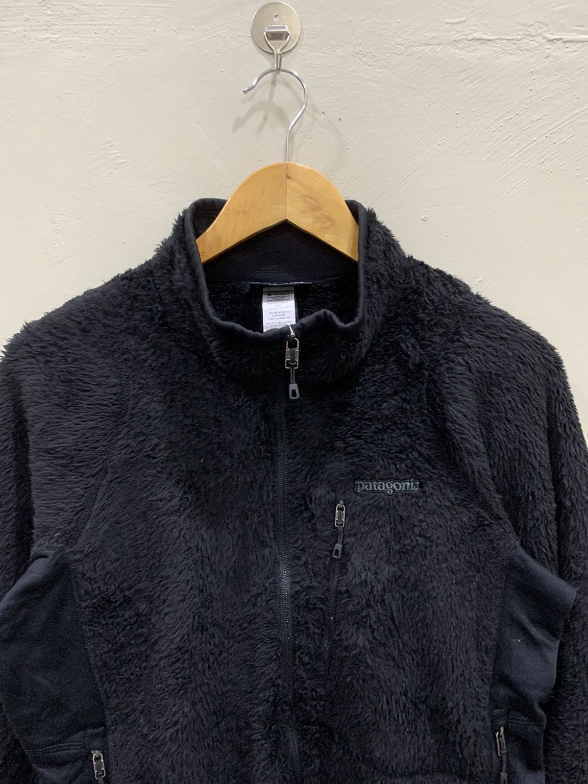 Patagonia × Polartec × Vintage Patagonia Polartec Black Fleece Jacket Size US M / EU 48-50 / 2 - 4 Thumbnail