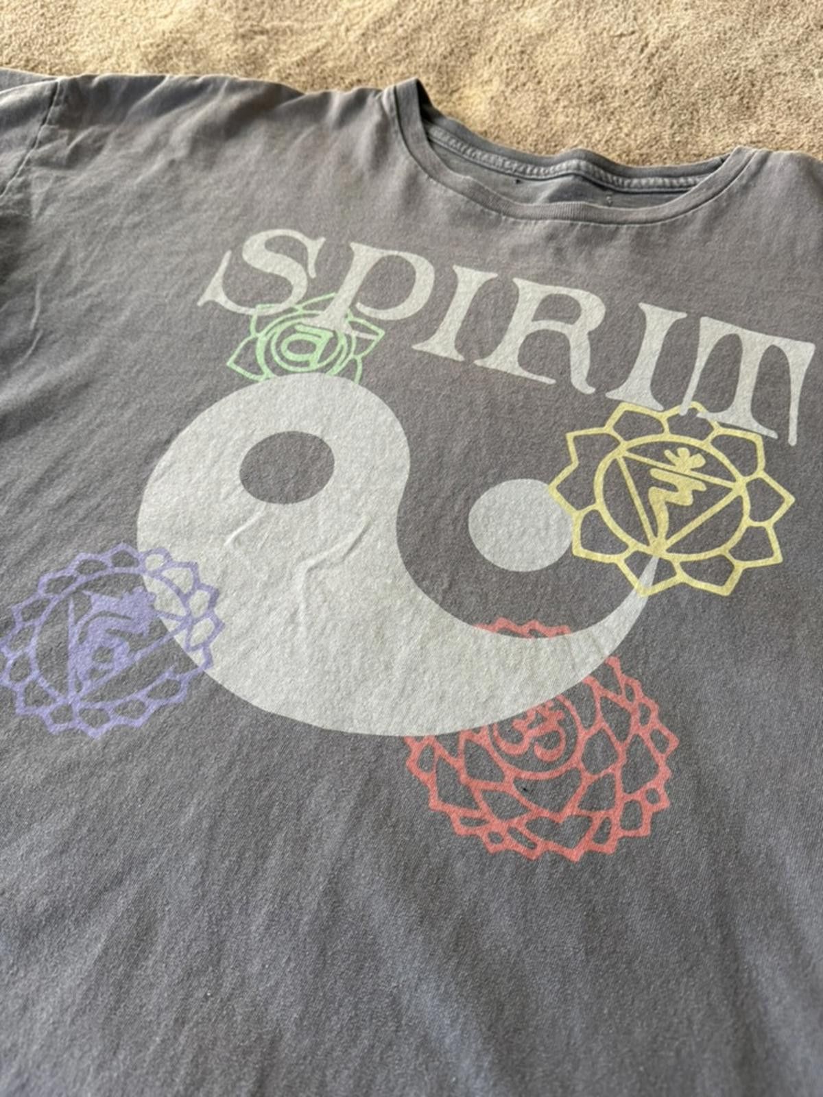 Siberia Hills Spirit Graphic T-Shirt with Yin Yang and Chakra Symbols Size US M / EU 48-50 / 2 - 2 Thumbnail