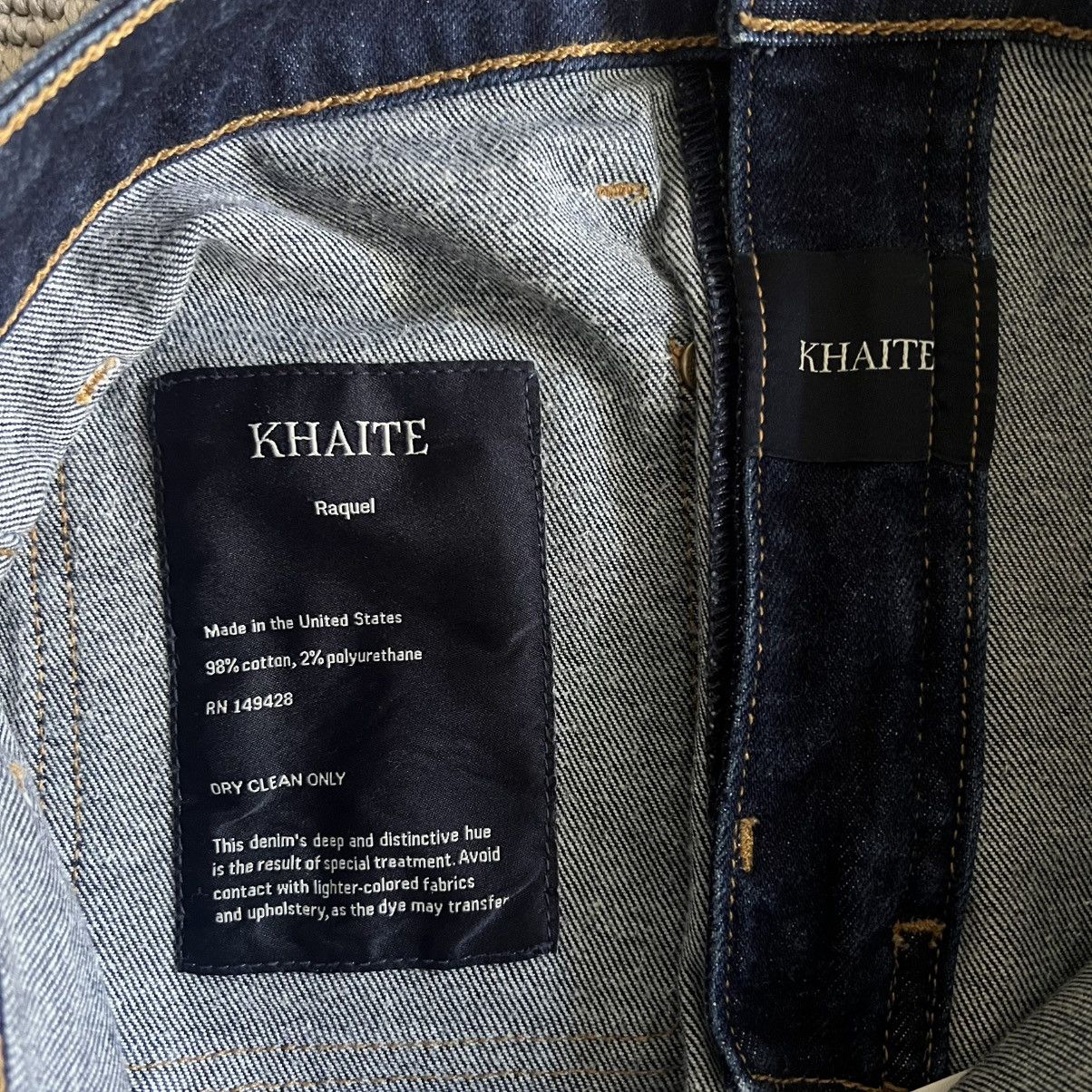 KHAITE KHAITE Raquel Patch Pocket Crop Flare Jeans Size 31" - 9 Thumbnail