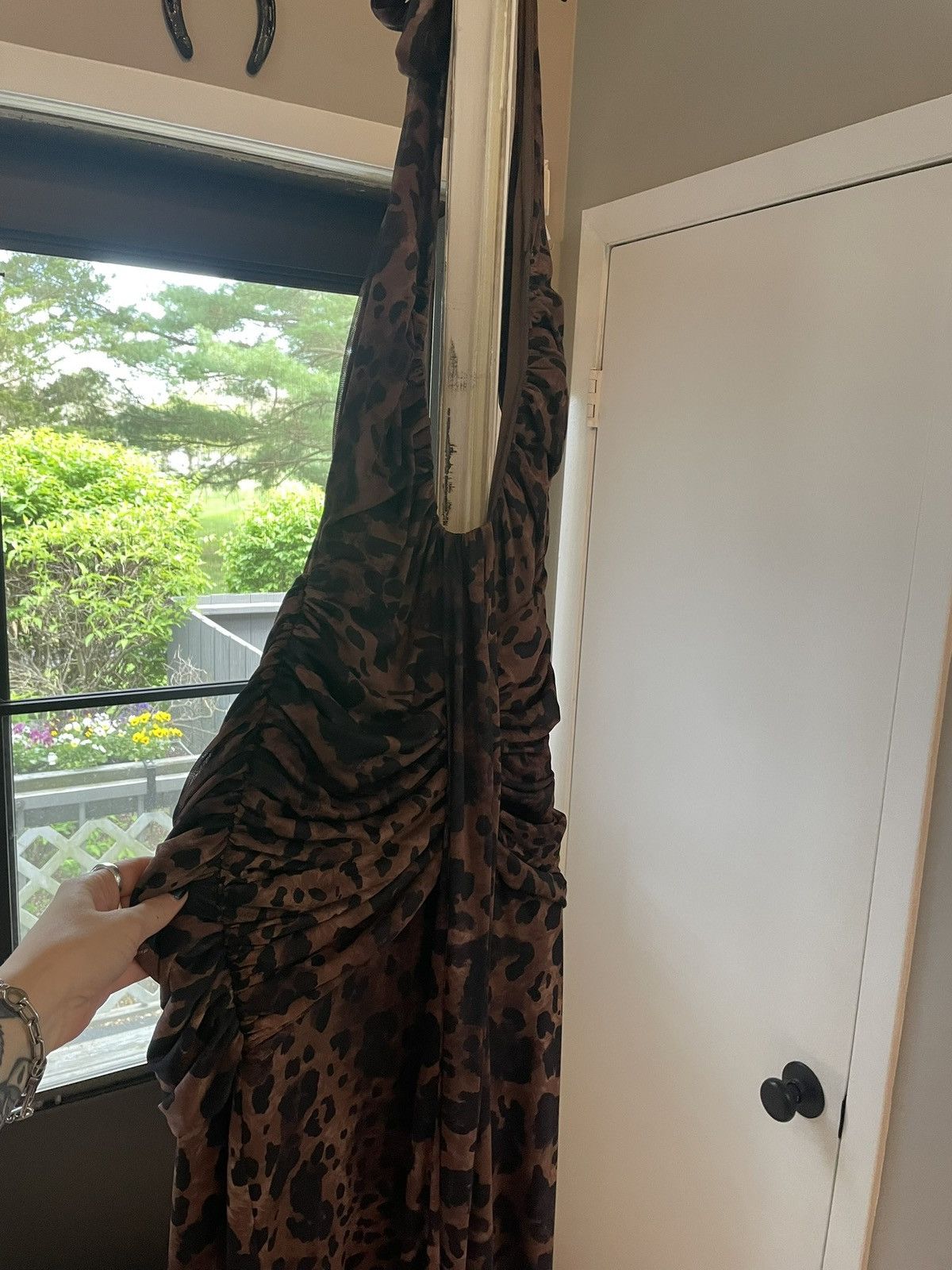 Babyboo Fashion Never-worn cheetah print gown Size M / US 6-8 / IT 42-44 - 3 Thumbnail
