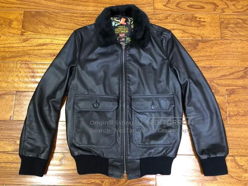 Schott Schott Leather jacket jacket Size US M / EU 48-50 / 2 - 1 Thumbnail