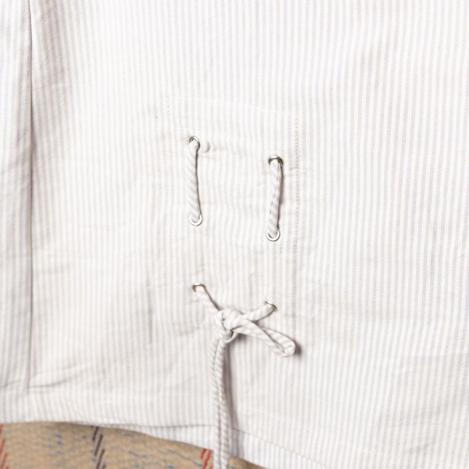 Other Custom reworked denim patchwork shirt / Hybrid Polo Top Size S / US 4 / IT 40 - 4 Thumbnail