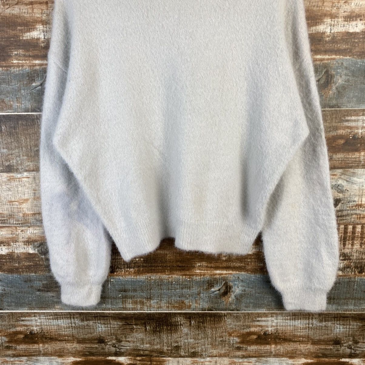 Vintage DL Be Radiance Blue Mohair Knitwear #C1171 Size M / US 6-8 / IT 42-44 - 6 Thumbnail