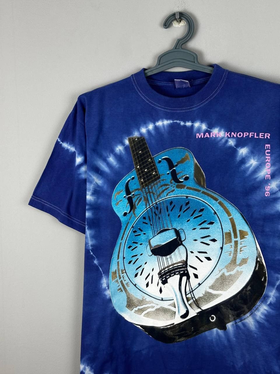 Band Tees 90s Vintage 1996 Mark Knopfler Dire Straits Tour Tee T-Shirt Size US XL / EU 56 / 4 - 3 Thumbnail