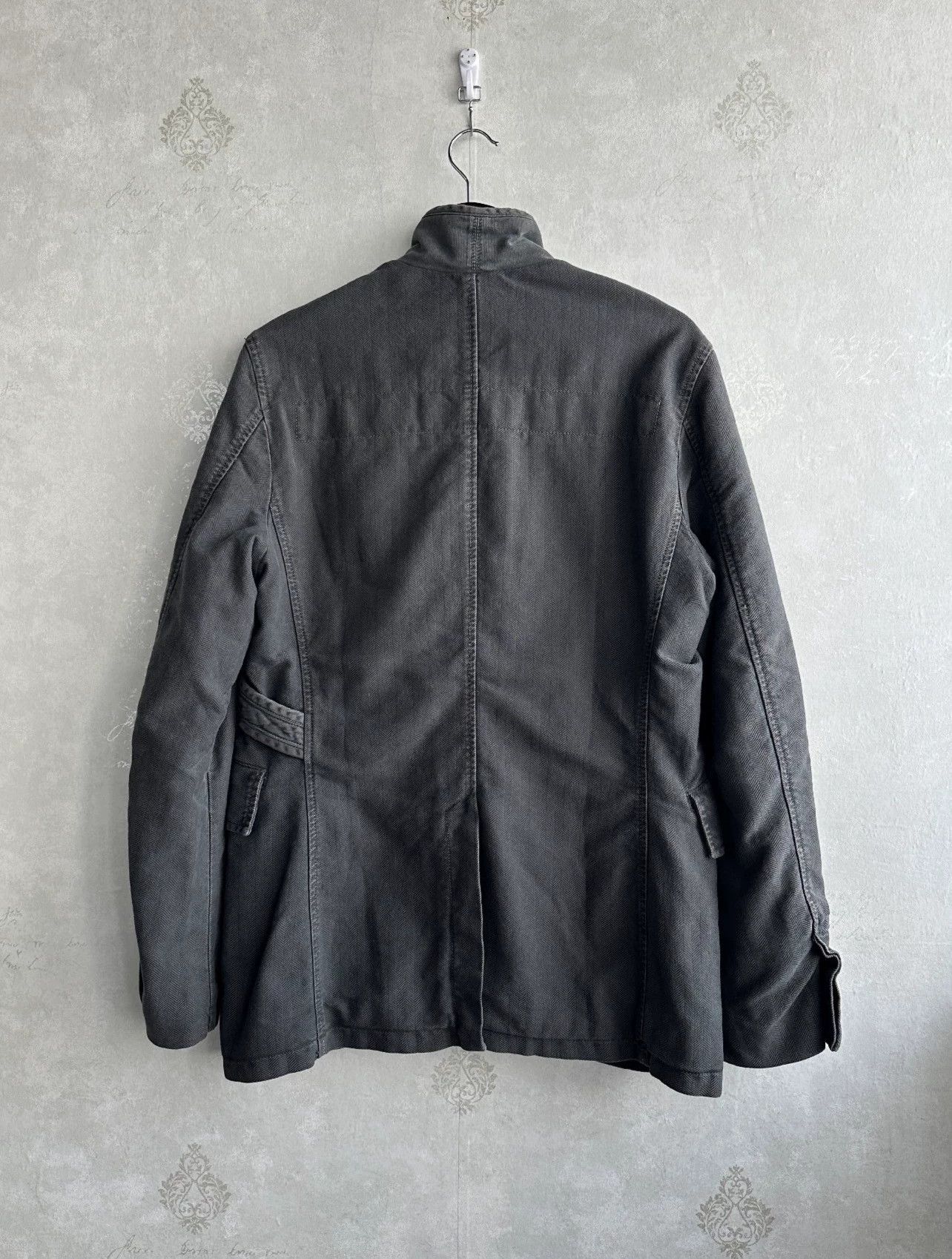 Dirk Bikkembergs Dirk Bikkembergs Four-Pocket Washed Long Coat Size US S / EU 44-46 / 1 - 2 Thumbnail