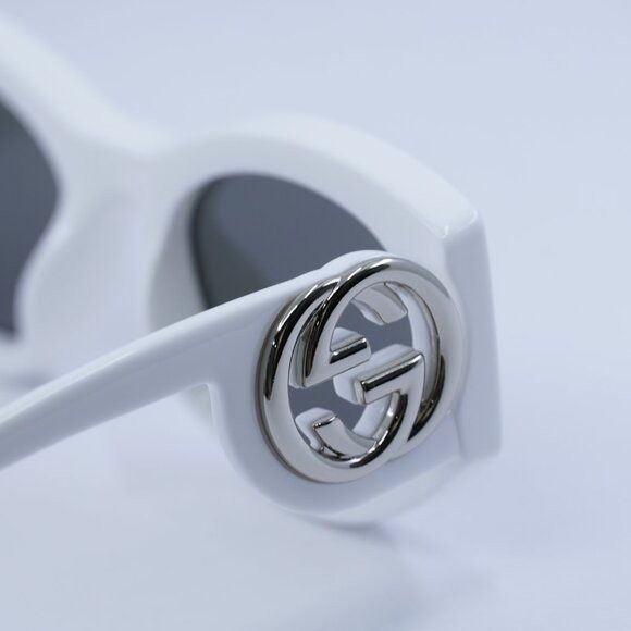 Gucci 🕶️ New Gucci GG1691S 006 Sunglasses - White Frame Size ONE SIZE - 5 Thumbnail