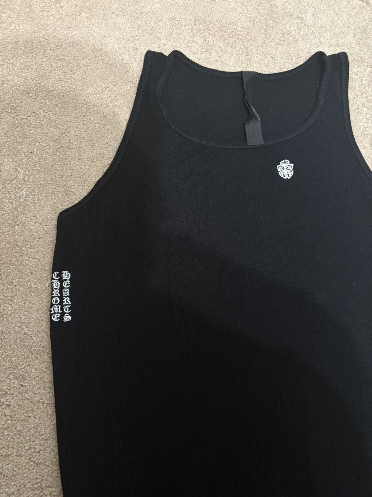 Chrome Hearts Ribbed Long Tank Top Dress
