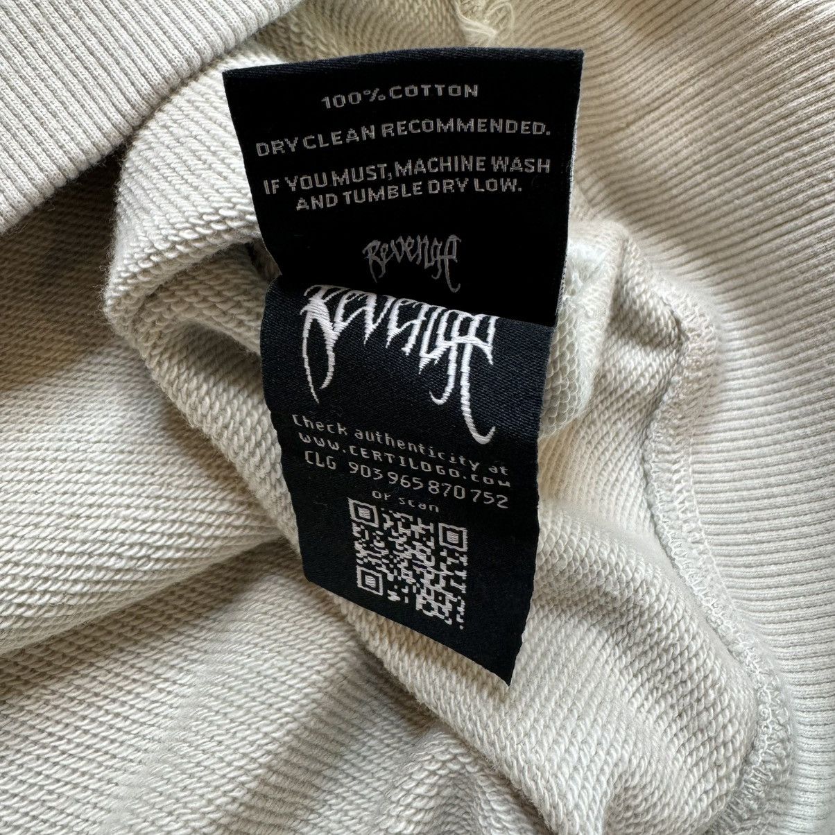 Revenge Revenge X Kill Outline Hoodie Cement/Red SIZE MEDIUM Size US M / EU 48-50 / 2 - 8 Thumbnail