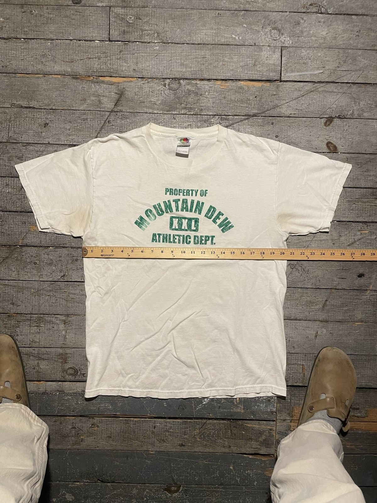 Mountain Dew × Vintage Y2K Mountain Dew Athletic Department T Shirt Size US L / EU 52-54 / 3 - 1 Thumbnail