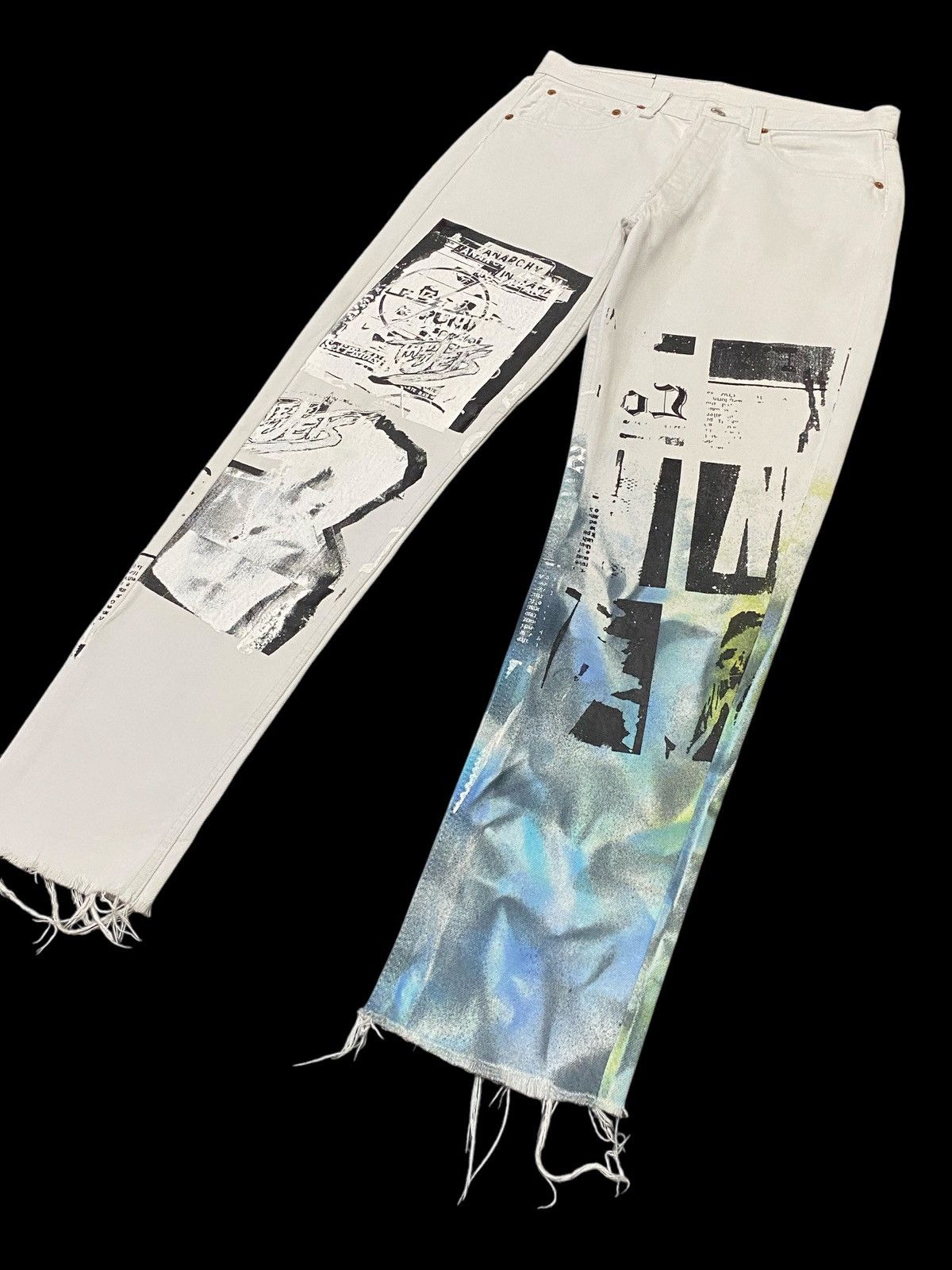 Japanese Brand × Levi's Levi’s X Cote Mer Printed “Sex Pistol” Anarchy In The Japan Size US 30 / EU 46 - 23 Thumbnail