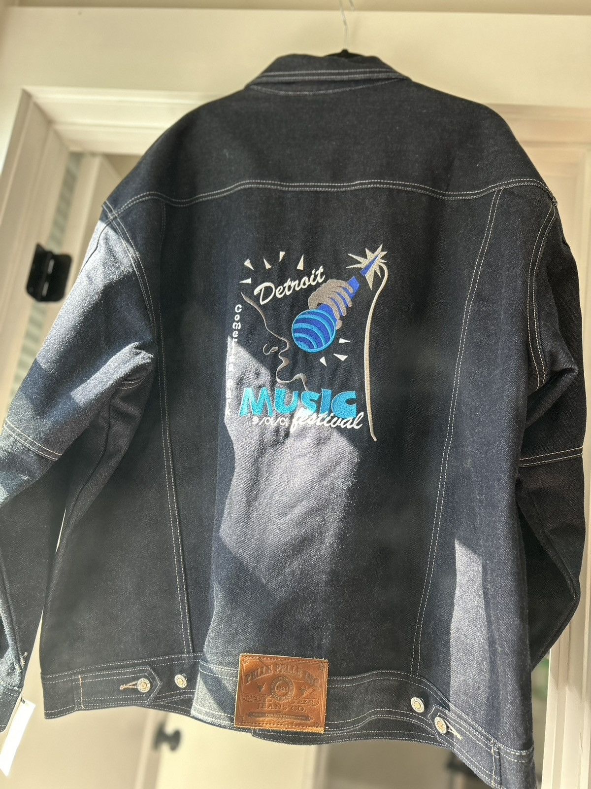 Pelle Pelle VTG Marc Buchanan x Pelle Pelle Embroidered Denim Jacket Size US XXL / EU 58 / 5 - 2 Thumbnail