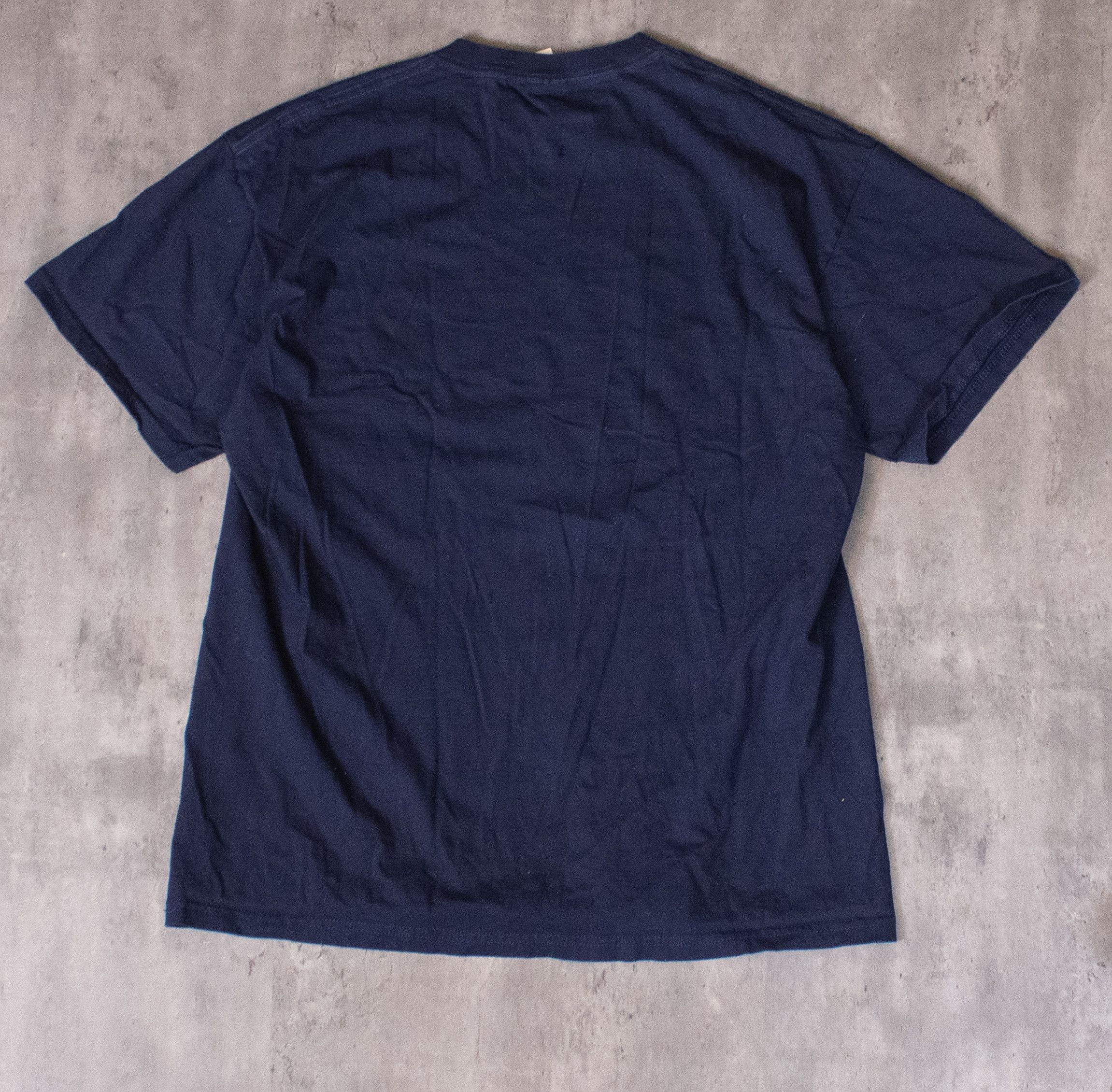 Fruit Of The Loom × Vintage Y2K 2000's Dads Against Daughters Dating Navy T-Shirt Size US M / EU 48-50 / 2 - 8 Thumbnail