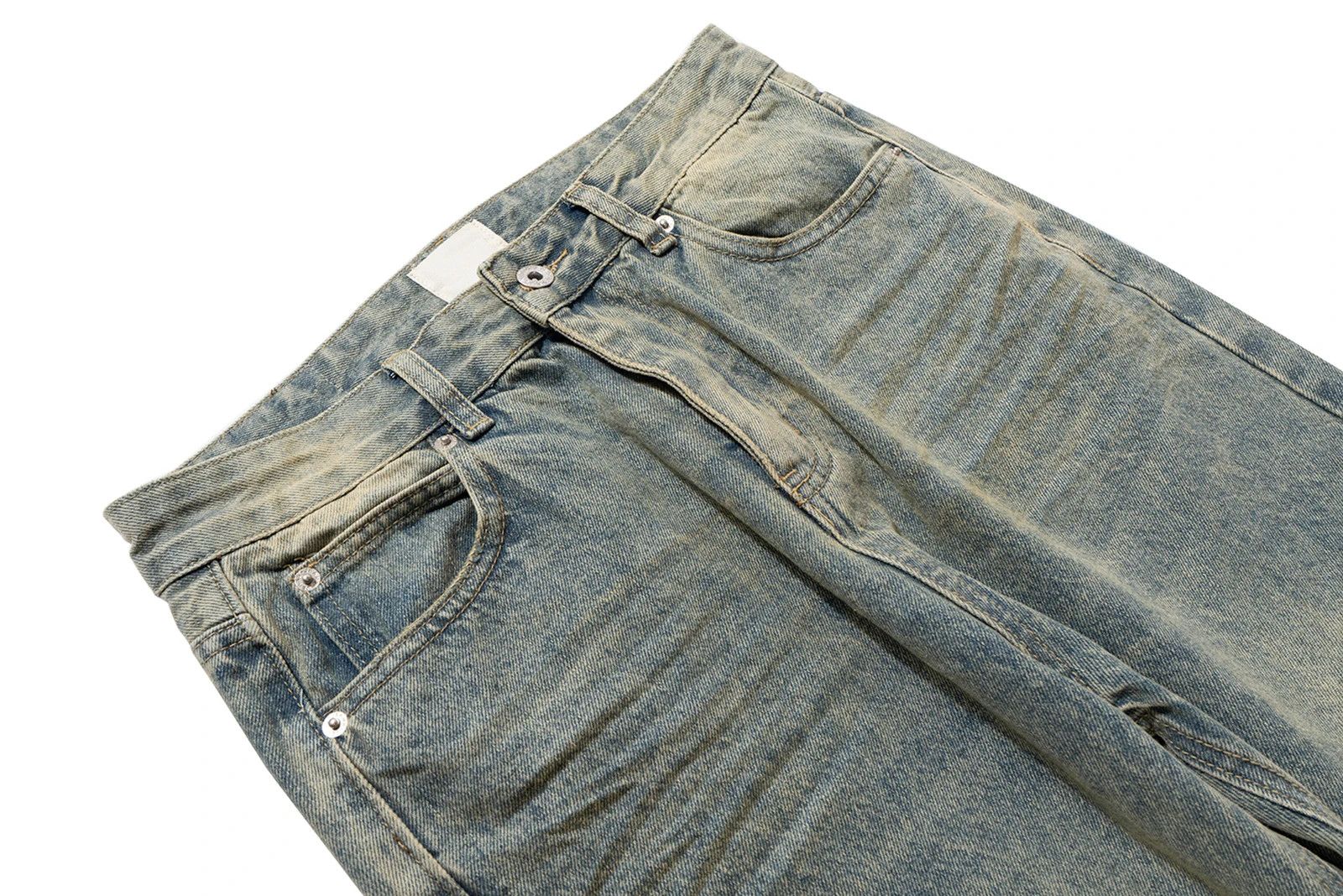 Japanese Brand × Vintage Washed Distressed Holes Flare jeans Size US 31 - 6 Thumbnail