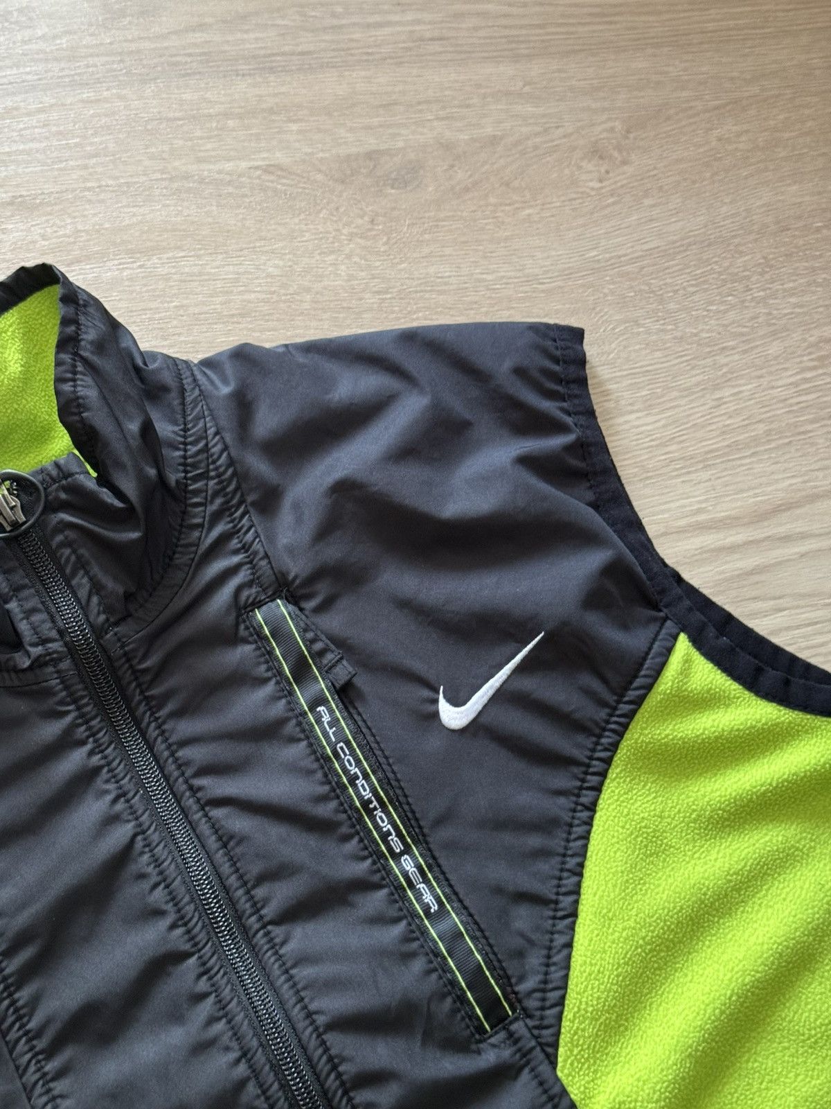 Vintage Vintage 90’s Nike ACG y2k Fleece Nylon Japanese Rare Vest Size US L / EU 52-54 / 3 - 3 Thumbnail