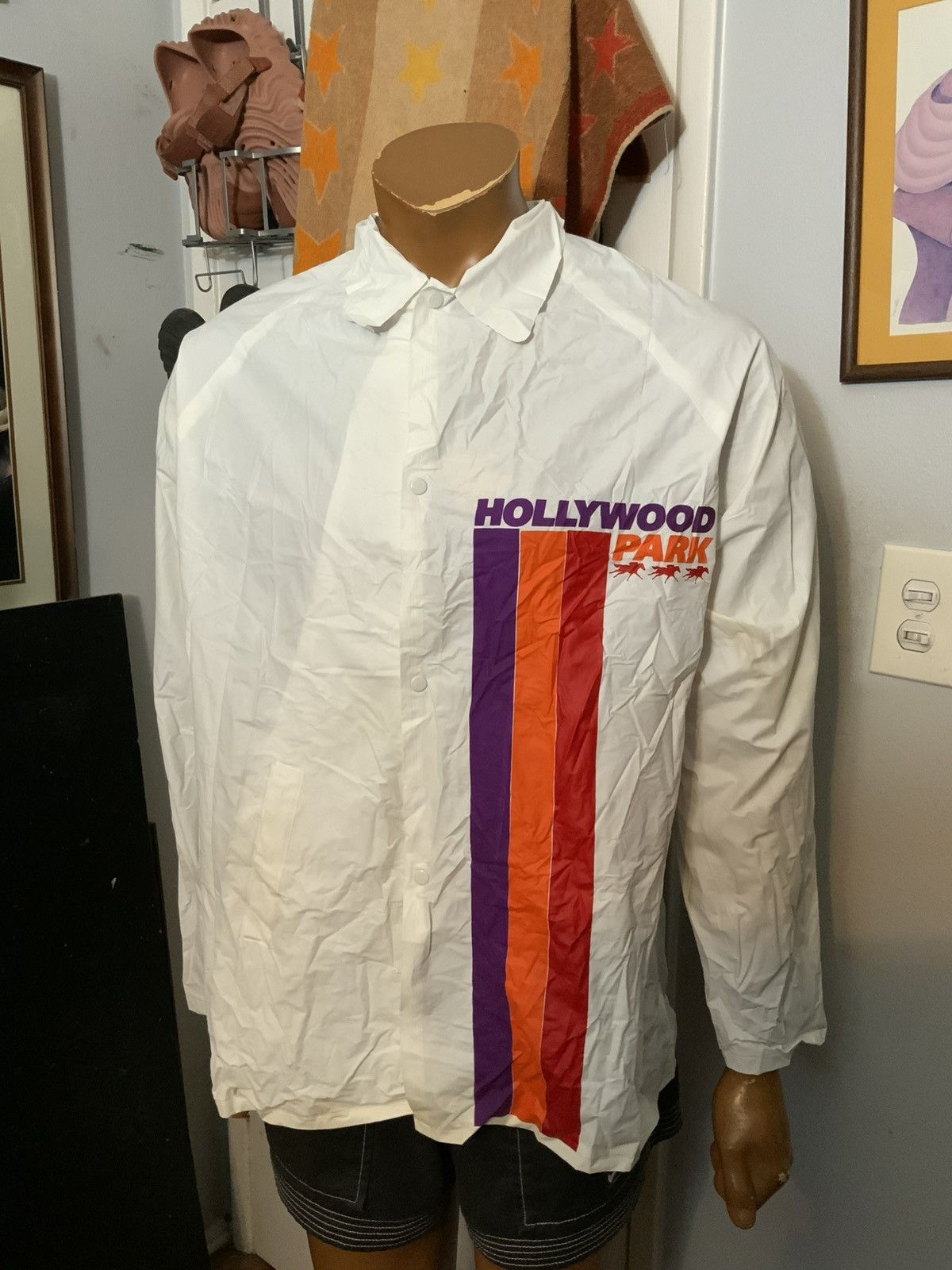 Vintage Vintage Hollywood Park Racetrack Horse Racing Course Jacket Size US M / EU 48-50 / 2 - 17 Thumbnail