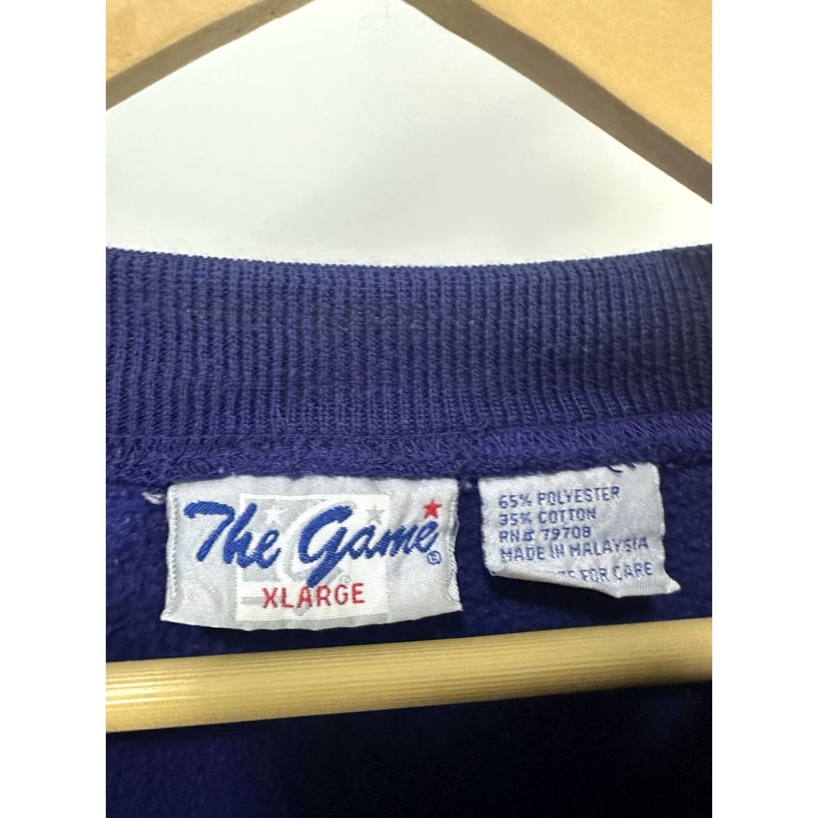 Vintage VTG University of Washington Huskies Ringer Crewneck Sweatshirt XL Purple Mens The Game Shirt Hoodie Pullover Crewneck 90s Size US XL / EU 56 / 4 - 3 Thumbnail