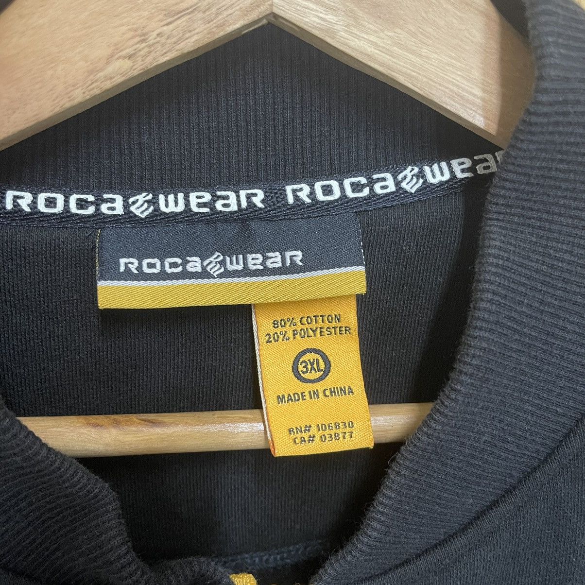 Japanese Brand RIOT💥ROCA WEAR BIG LOGO VARSITY JACKET Size US XXL / EU 58 / 5 - 11 Thumbnail