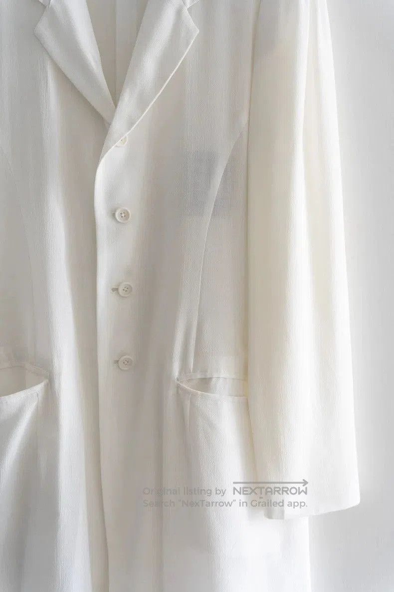 Yohji Yamamoto Yohji Yamamoto 97ss Silk Coat. Size US M / EU 48-50 / 2 - 4 Thumbnail