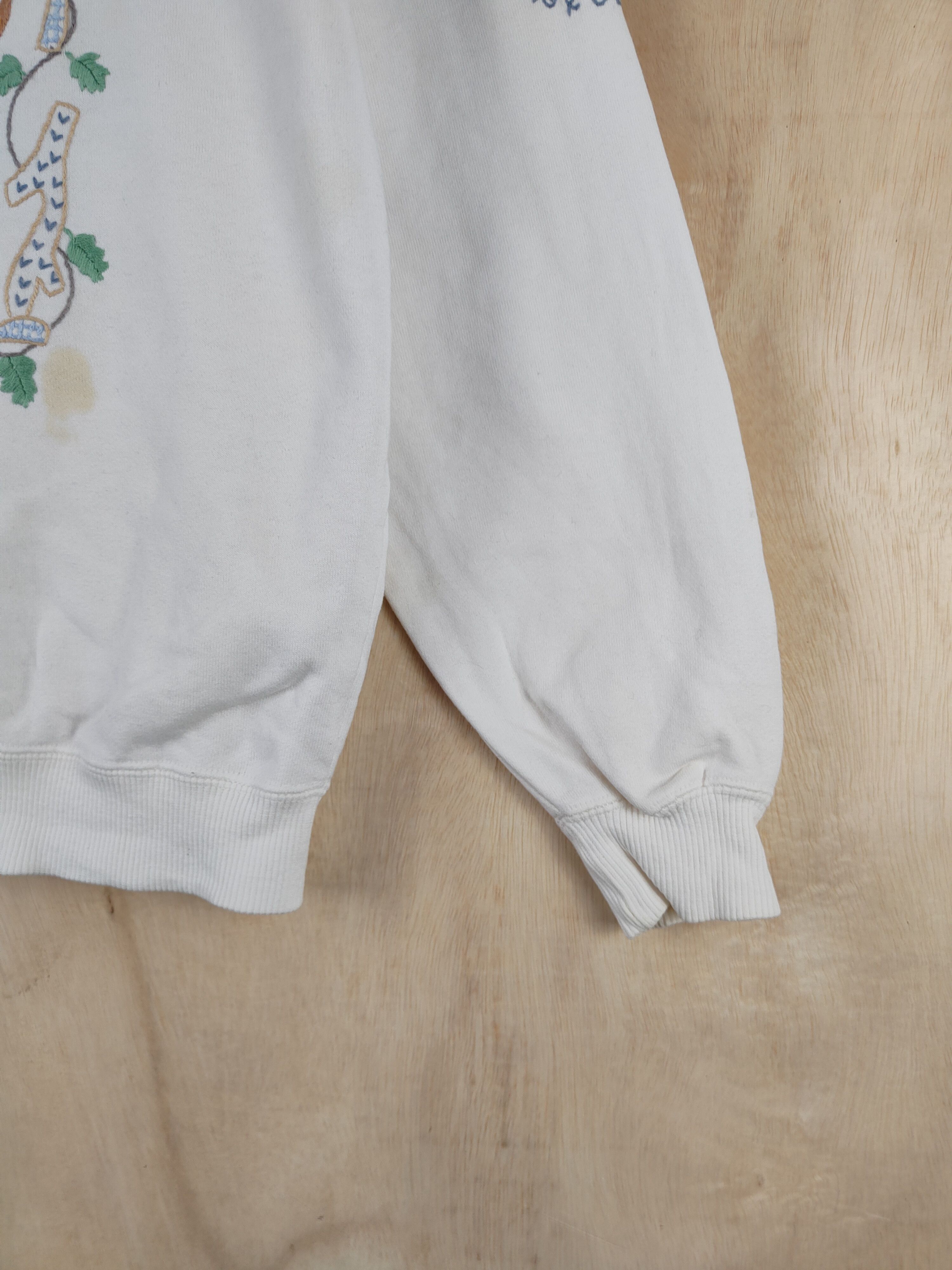 Japanese Brand × Vintage Japanese Brand art White Sweatshirts #S2640 Size M / US 6-8 / IT 42-44 - 8 Thumbnail