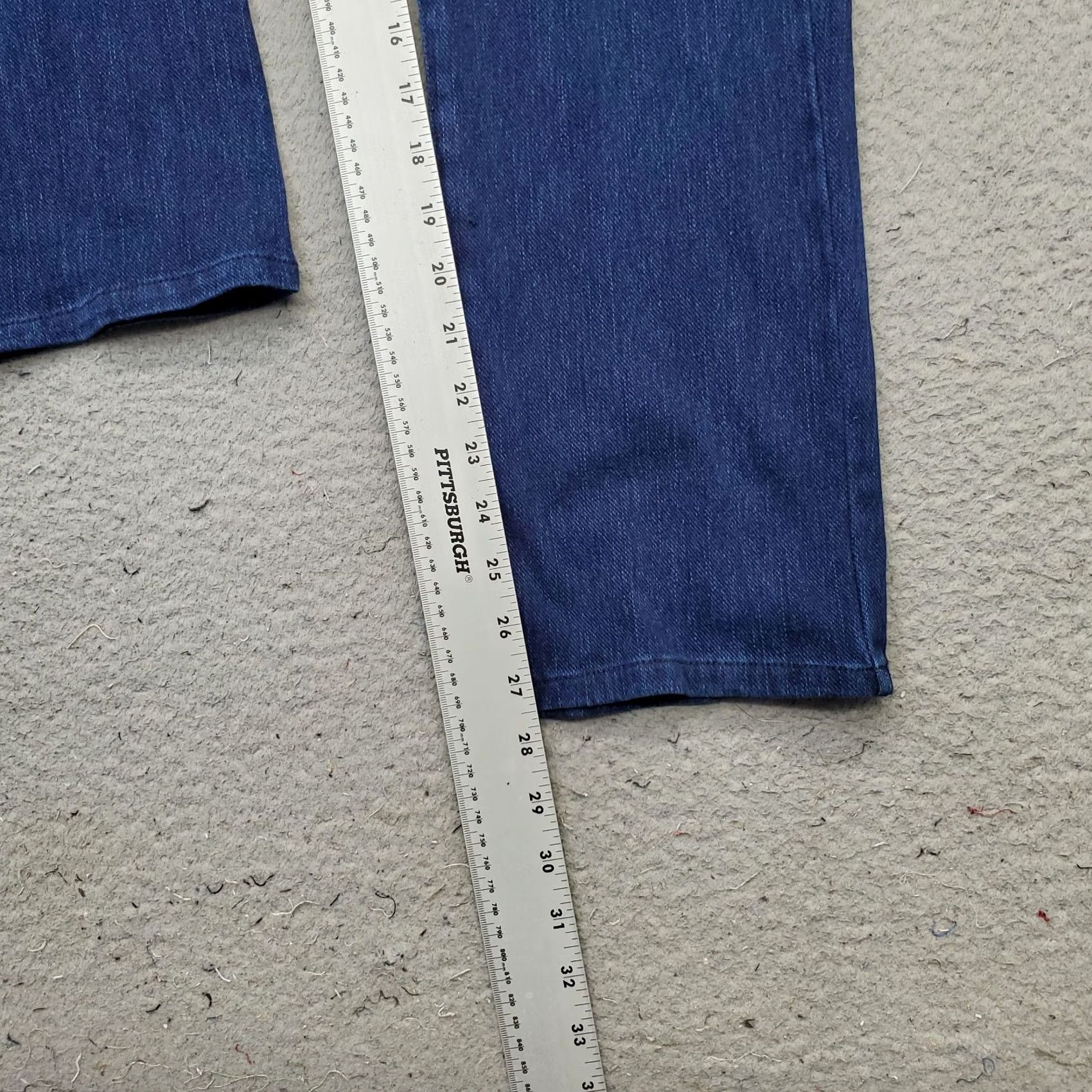 Coldwater Creek Coldwater Creek Jeans Womens Blue Denim Stretch Straight Leg High Waist Pull On Mens? Wait;** Size 30" / US 8 / IT 44 - 4 Thumbnail
