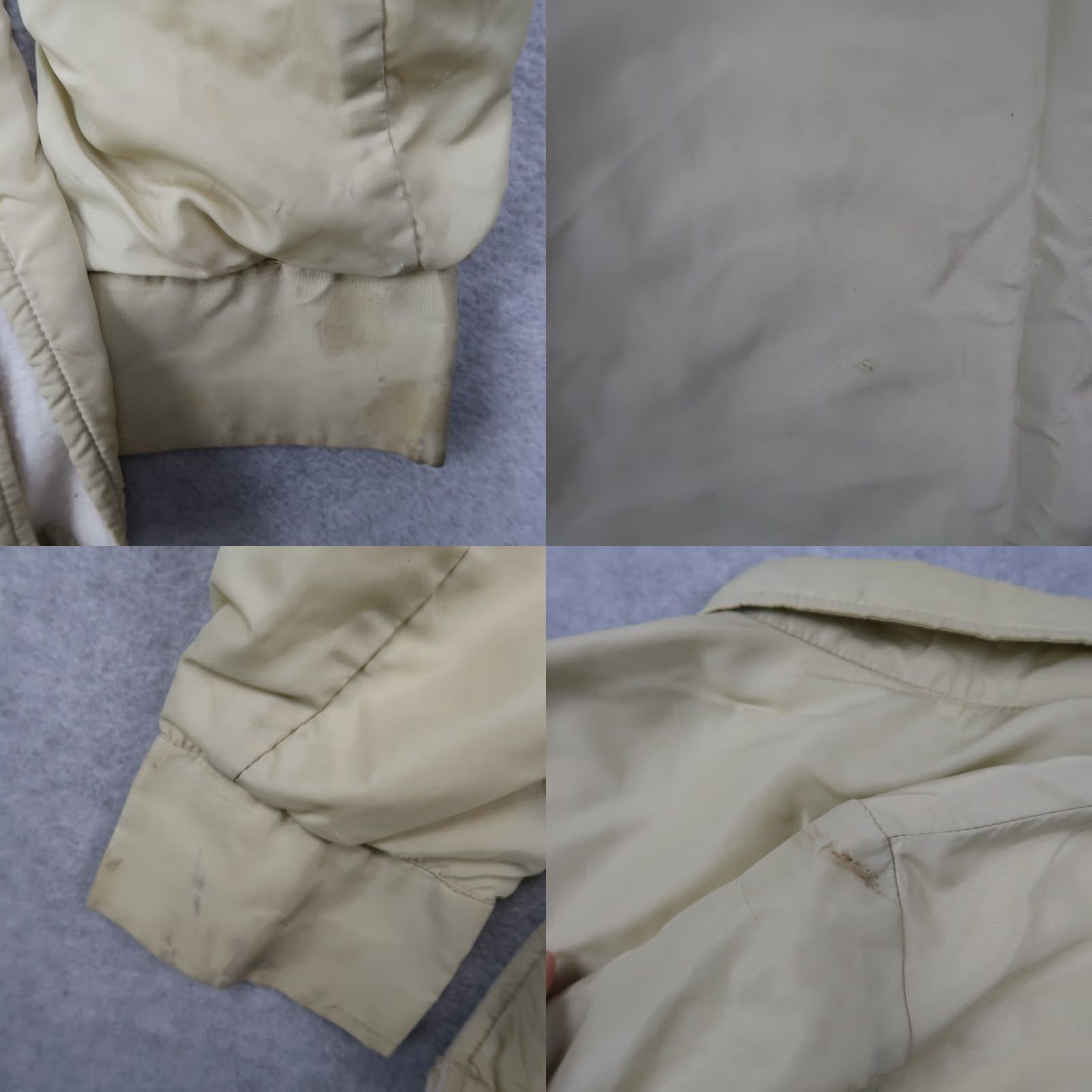 McGregor Vintage McGregor Nylon Jacket Mens 42 Beige Zip Lined USA Rockabilly 1970s Shirt Size US XS / EU 42 / 0 - 11 Thumbnail
