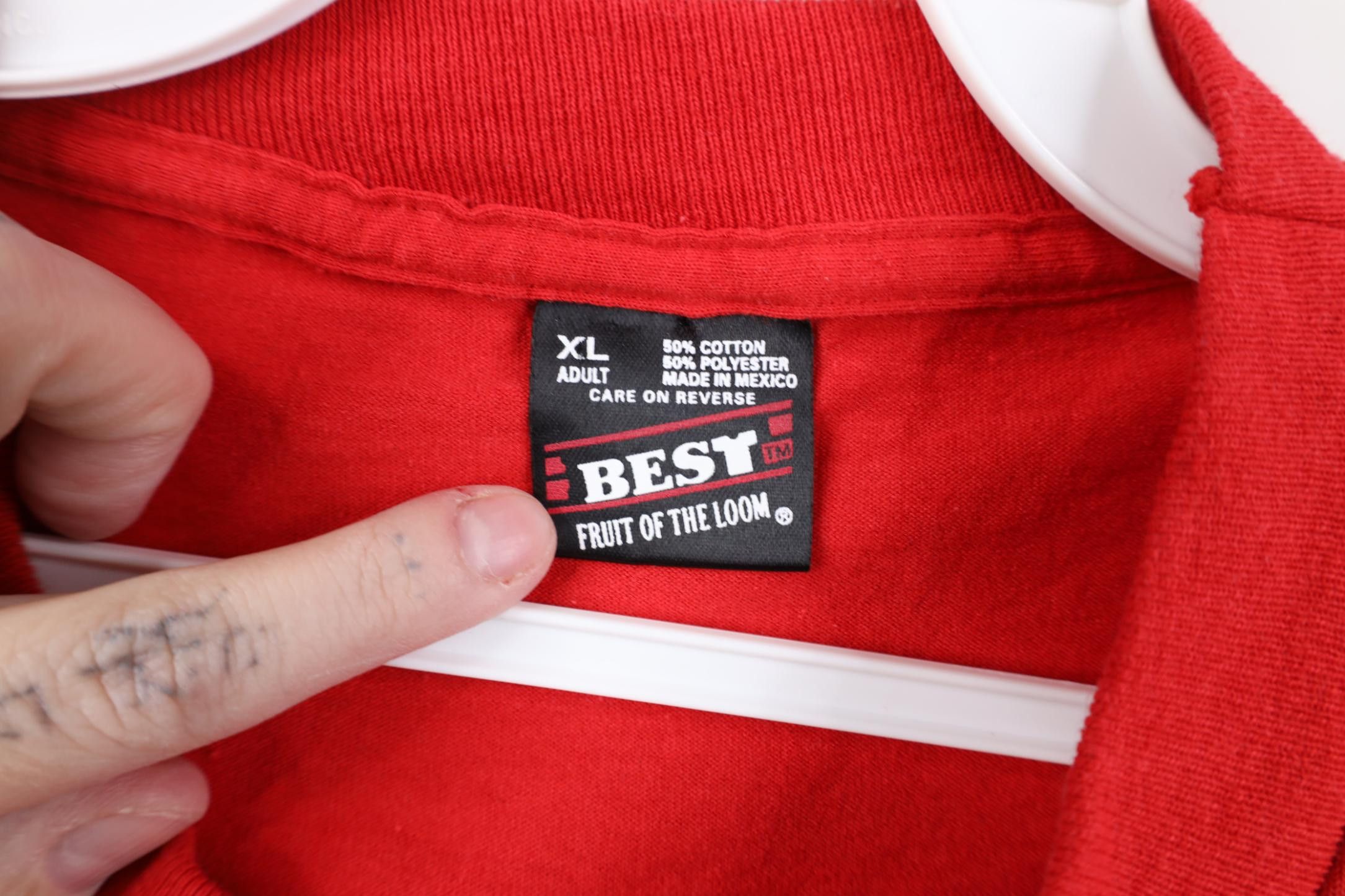 Vintage Vintage 90s Streetwear I No Want No Bahamas T-Shirt Red USA Size US XL / EU 56 / 4 - 9 Thumbnail