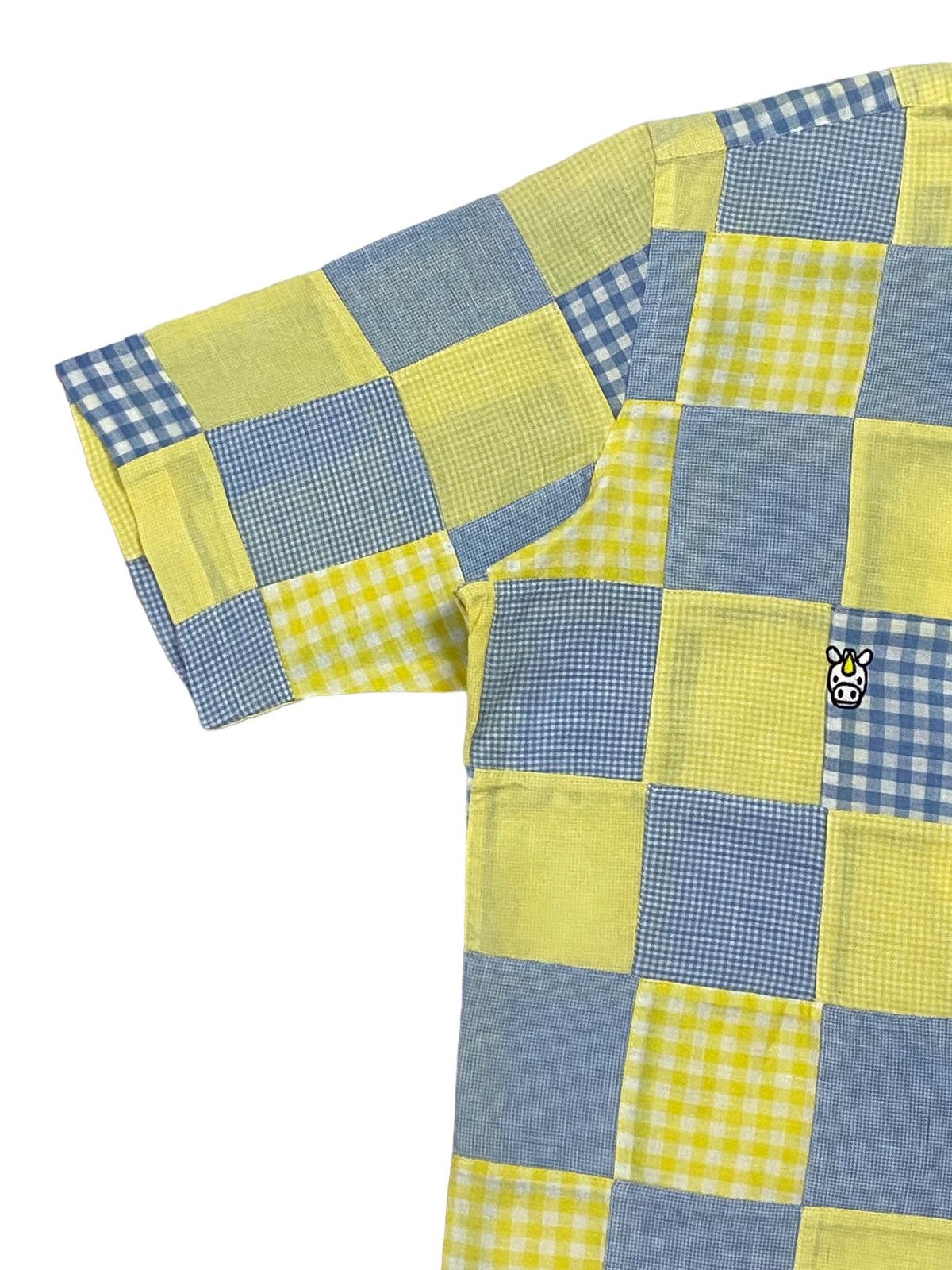 Bape × Nigo Baby Milo Pacthwork Button Up S/S Shirt Size US S / EU 44-46 / 1 - 20 Thumbnail