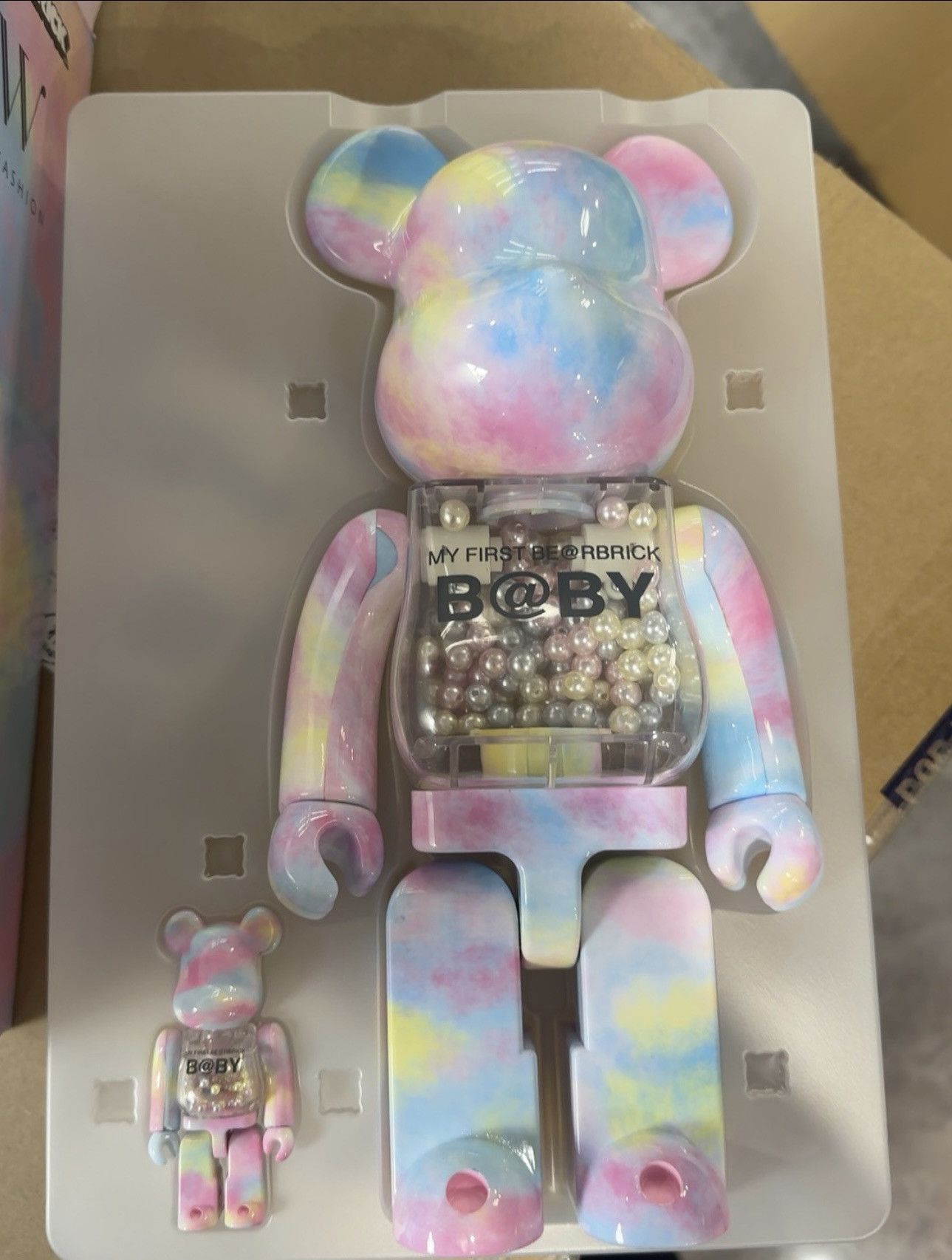 Japanese Brand × Medicom Toy Bearbrick Fashion Macau My First Baby 100% & 400% Set Size ONE SIZE - 3 Thumbnail