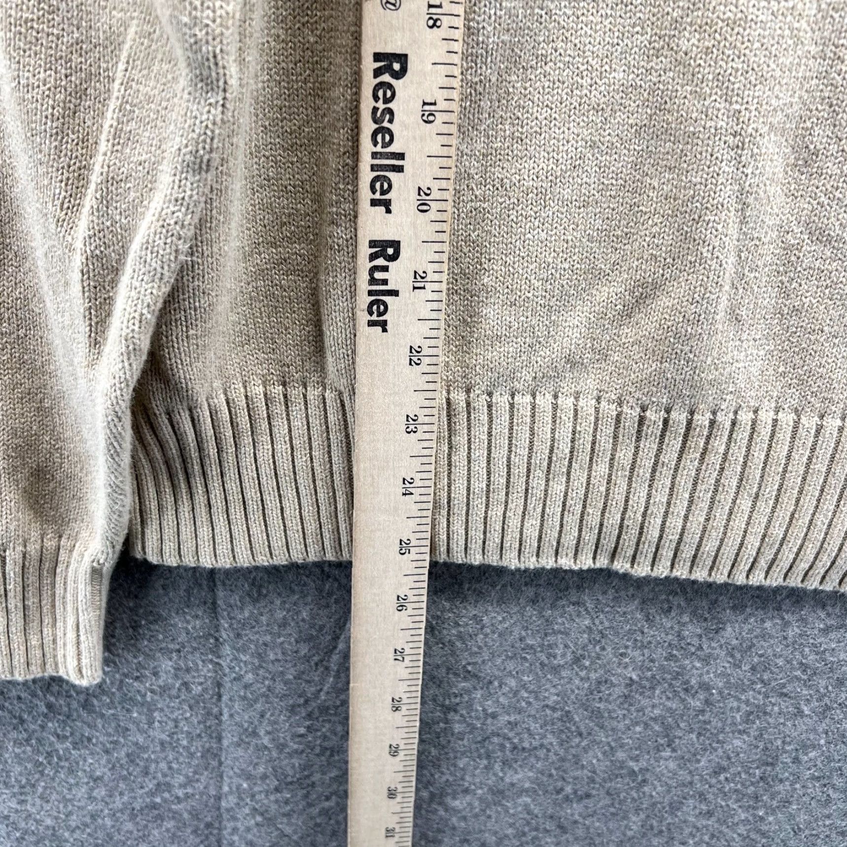 Tommy Hilfiger VINTAGE Tommy Hilfiger Sweater Mens Medium Crewneck Fleece Tan Beige Pullover Size US M / EU 48-50 / 2 - 4 Thumbnail