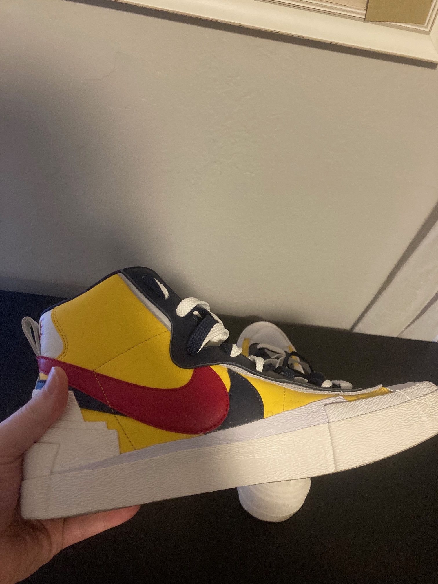 Nike × Sacai Nike Blazer Mid sacai Snow Beach Size US 11 / EU 44 - 7 Thumbnail