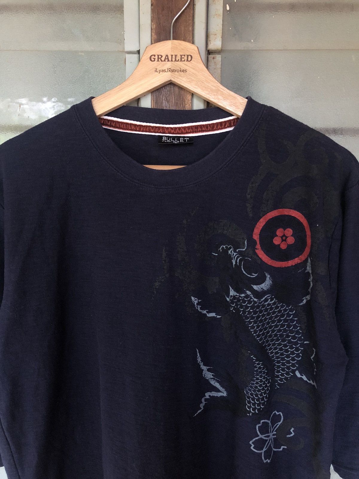 Bullet Noise Bullet Noise Sukajan Fish Koi Japanese Shirt Tee Size US L / EU 52-54 / 3 - 6 Thumbnail