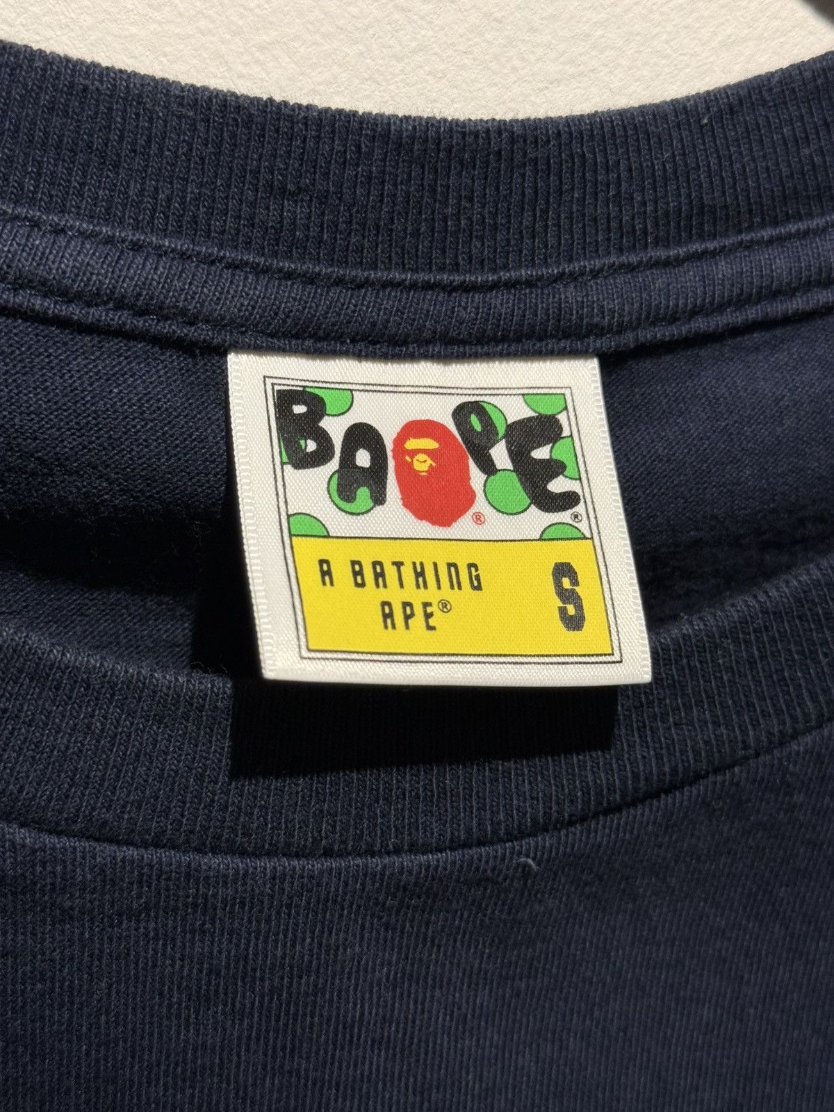 Bape Bape spell out chrome logo navy tee size S Size US S / EU 44-46 / 1 - 4 Thumbnail