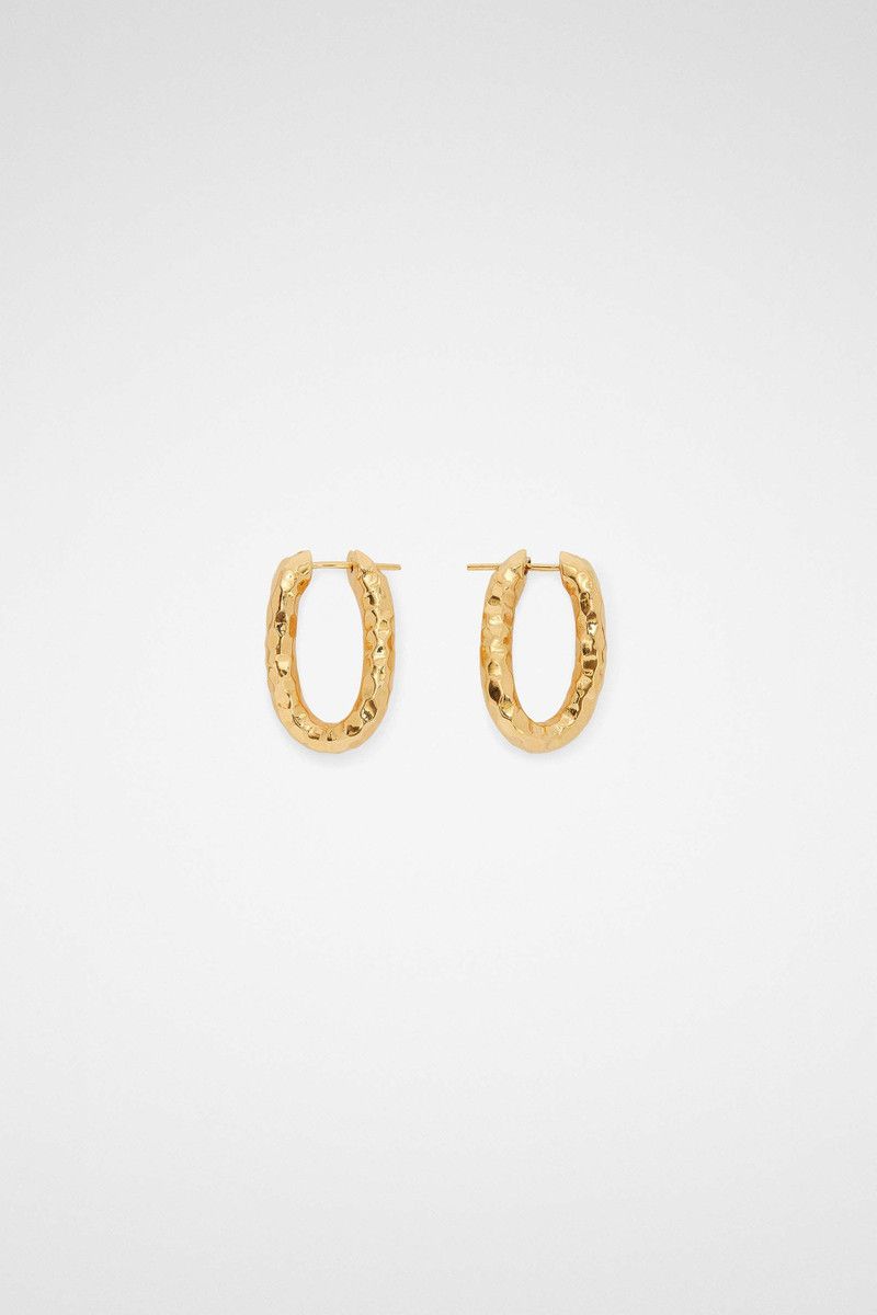 Jil Sander o1loc1c0426 Size:OS/Earrings in Golden Size ONE SIZE - 1 Thumbnail