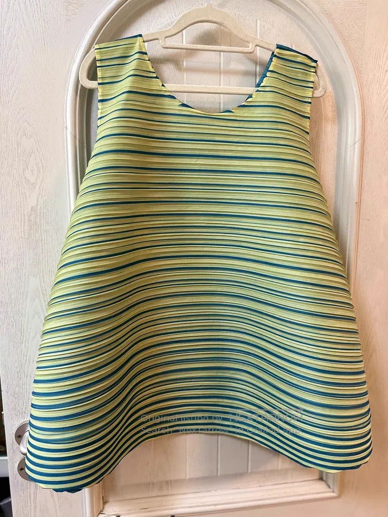 Issey Miyake Issey Miyake size:one size Yellow-Green Color-Block Hidden Size XXS / US 00 / IT 34 - 3 Thumbnail