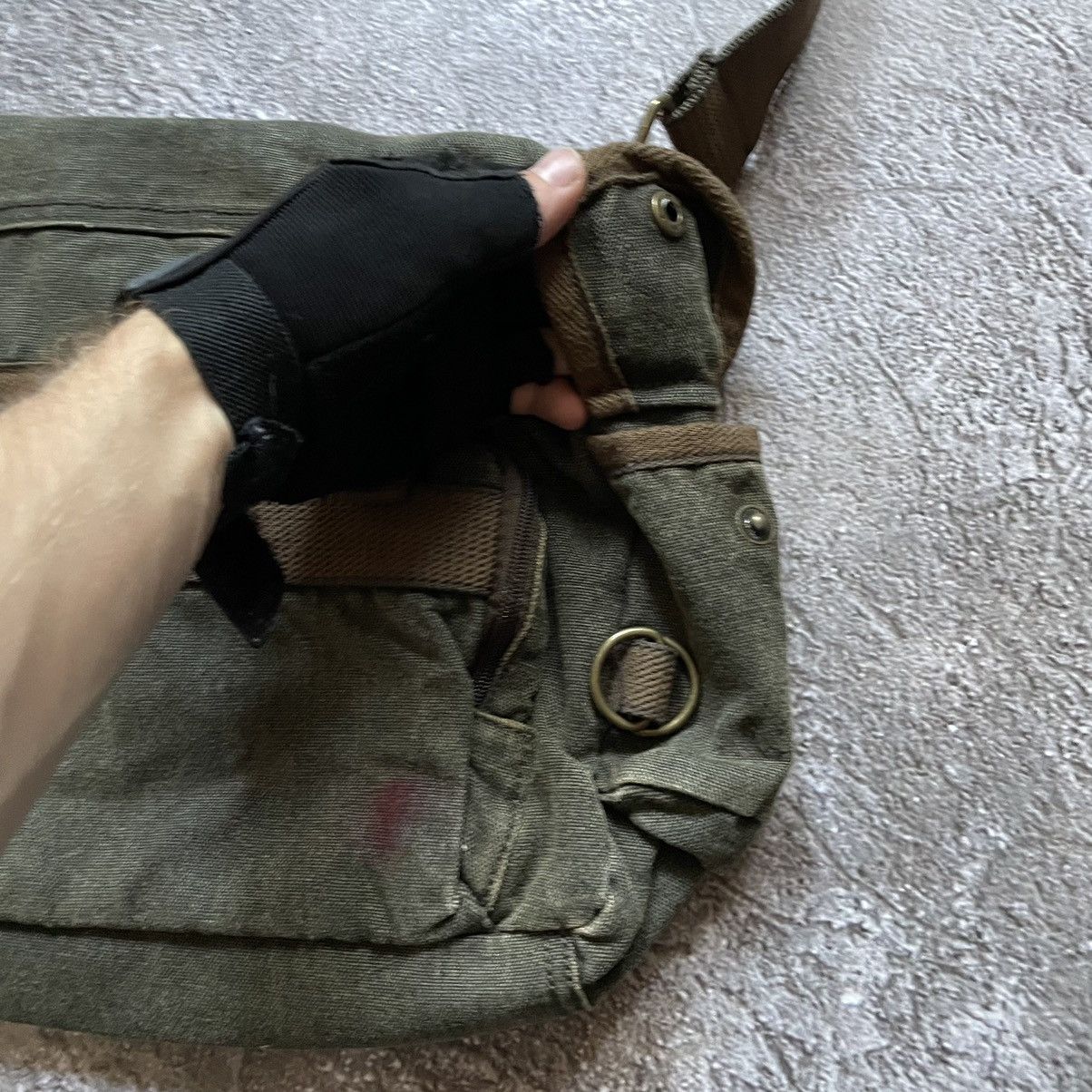 Vintage Vintage 90s Military Nylon Shoulder Bag Olive Drab Swag OS Size ONE SIZE - 6 Thumbnail