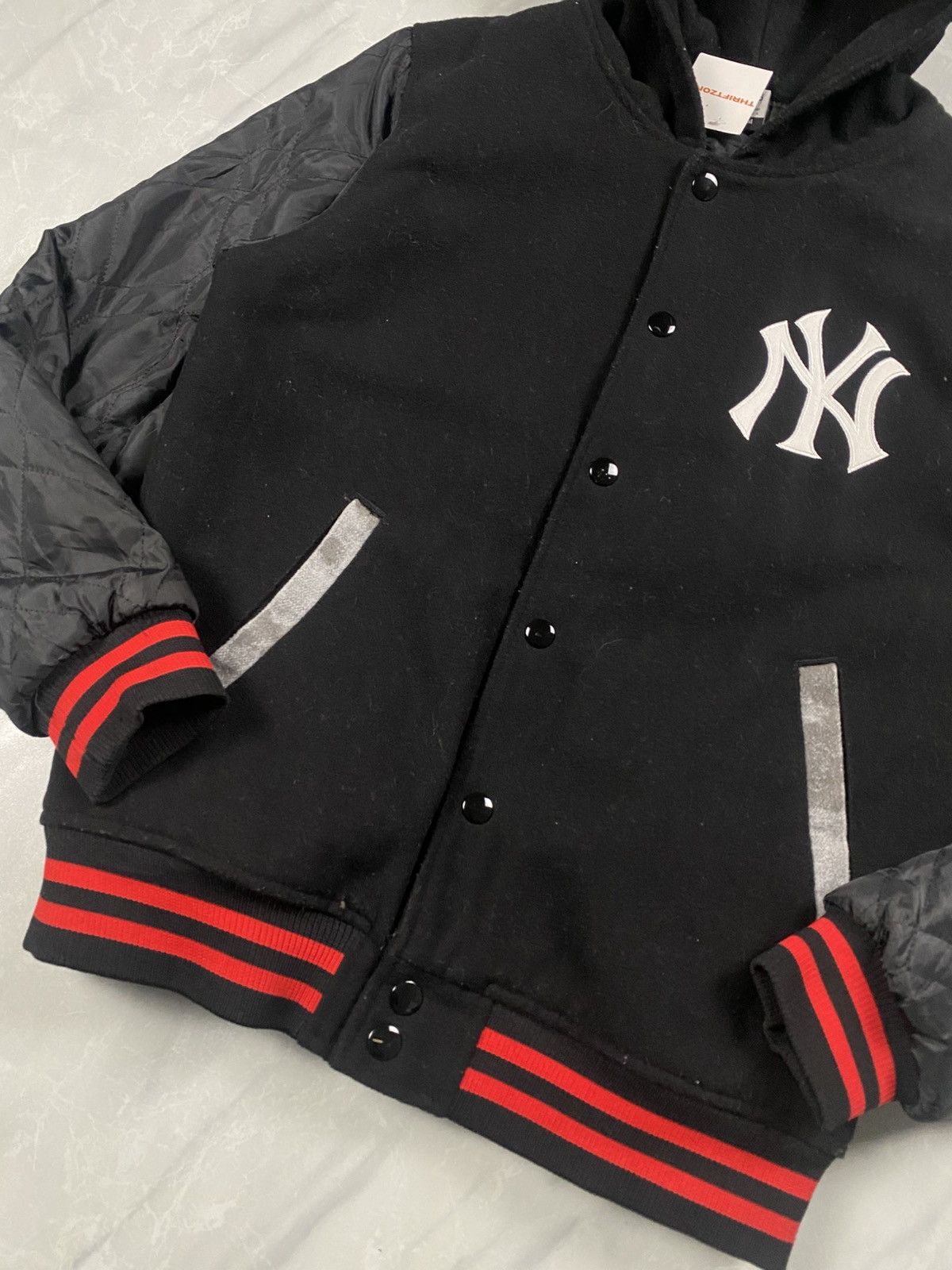 Majestic Vintage y2k Majestic New York Wool Varsity Bomber Jacket Size US M / EU 48-50 / 2 - 3 Thumbnail
