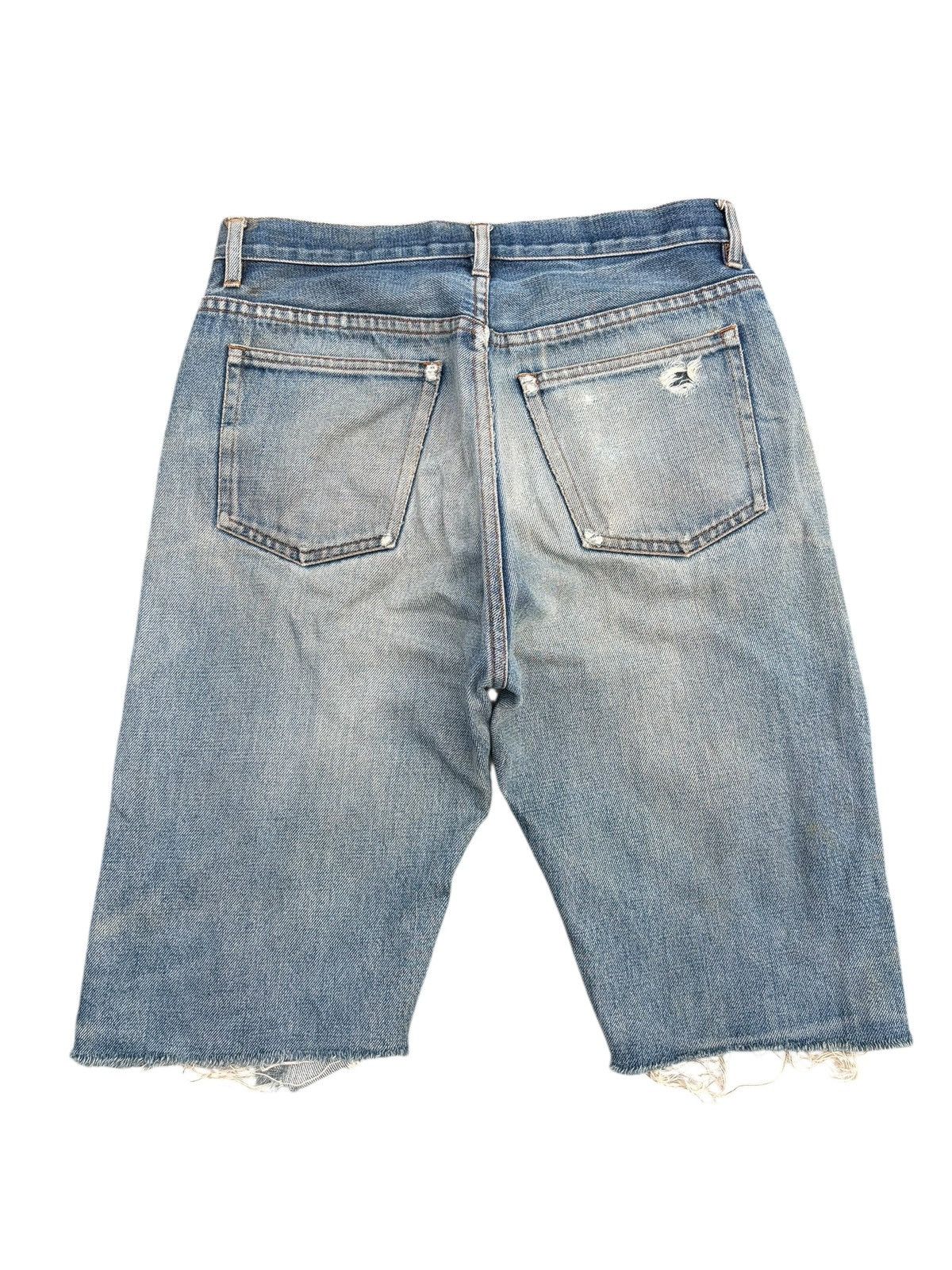 A.P.C. VINTAGE APC SELVEDGE SHORT SUNFADED RUSTY DISTRESSED DENIM Size US 29 - 2 Thumbnail