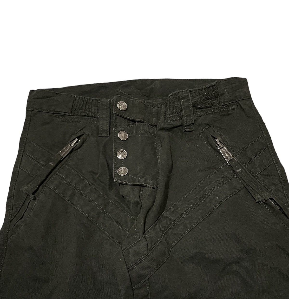 Dsquared2 × If Six Was Nine × Le Grande Bleu (L.G.B.) Dsquared2 Rib on waist bikers pants Size US 30 / EU 46 - 2 Thumbnail