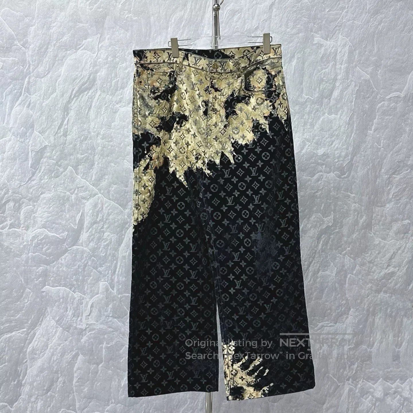 Louis Vuitton louis vuitton fire cloud velvet pants. Size 35" - 1 Thumbnail