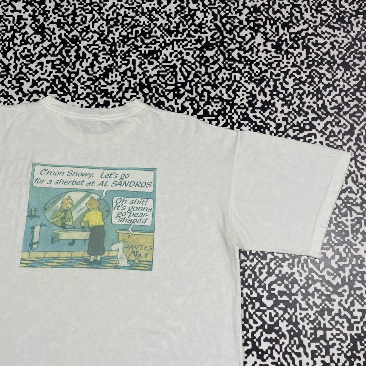 Cartoon Network Vintage 90s TIN TIN Cartoon Humor Retro T-shirt Size US L / EU 52-54 / 3 - 4 Thumbnail
