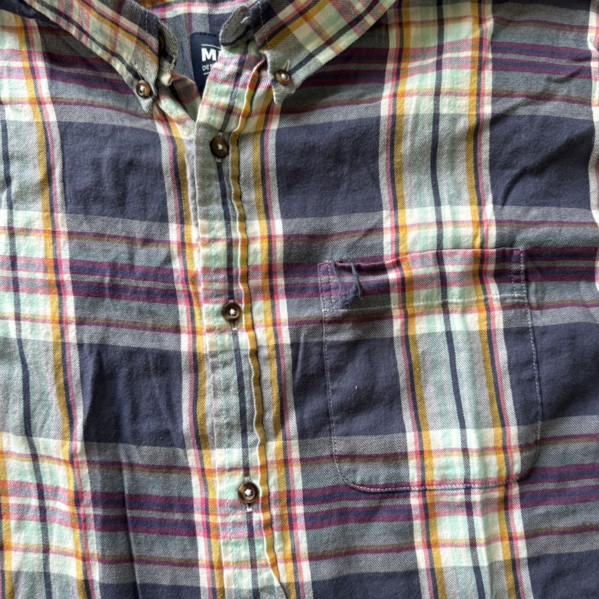 Other MTailor Plaid Cotton Short Sleeve Shirt Size US M / EU 48-50 / 2 - 4 Thumbnail